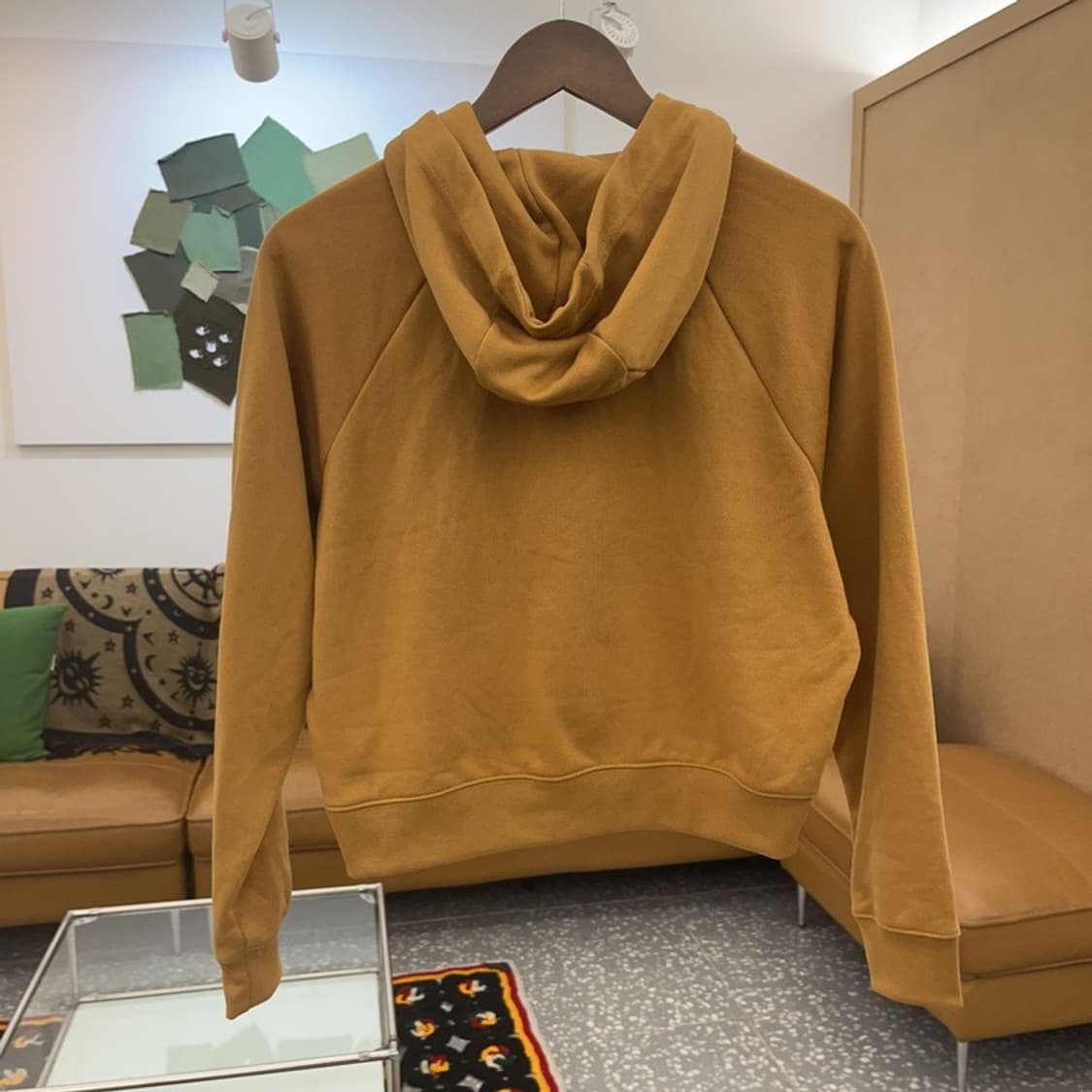 나이키 올드스쿨 레트로 스우시 크롭 기모 후드티 M C07701 상품이미지4