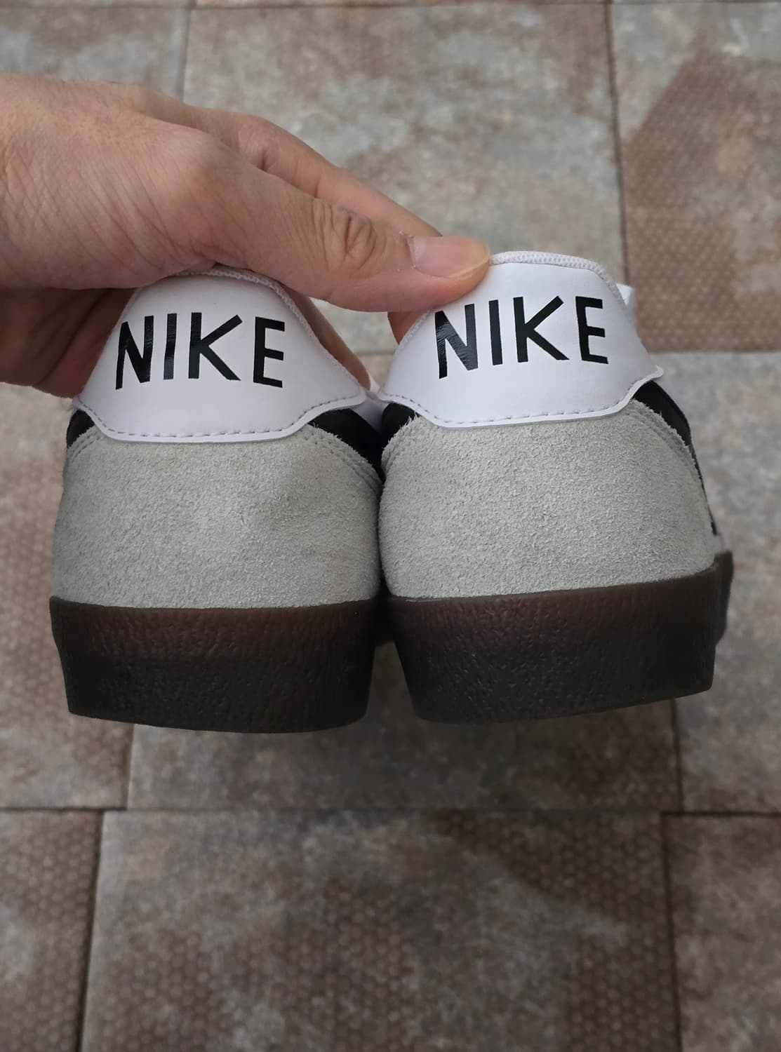 (280)나이키 킬샷 2 레더 화이트 검 상품이미지7