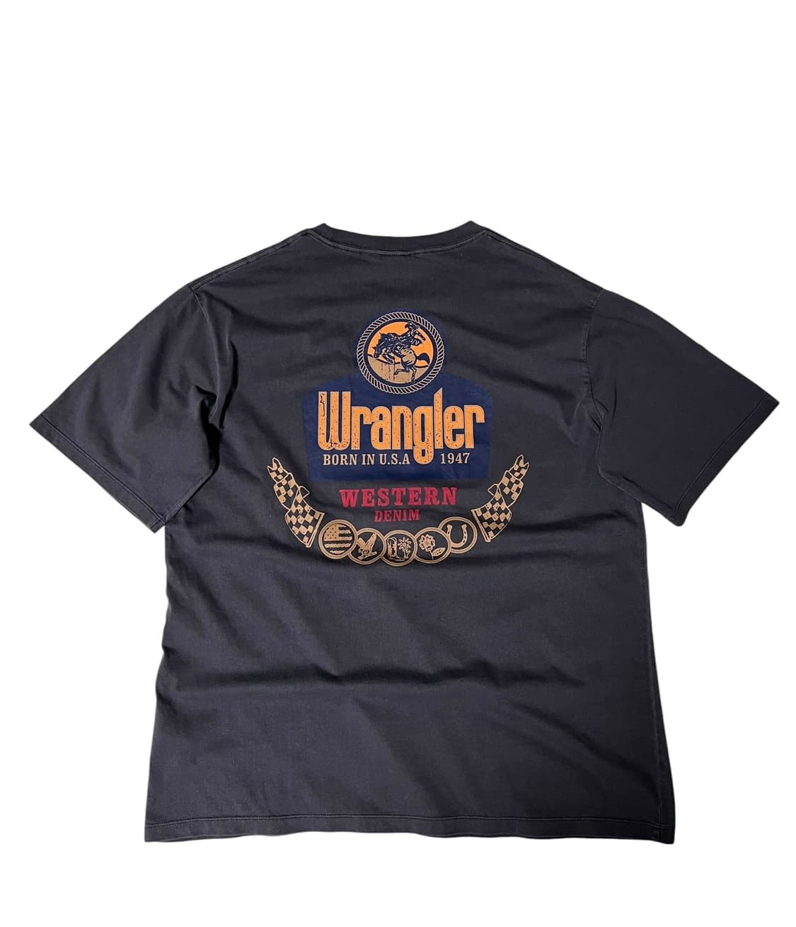 (새상품) Wrangler 랭글러 웨스턴 빈티지 반팔티 L 상품이미지1