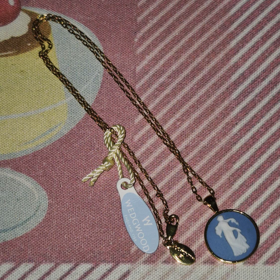 00s 영국 웨지우드 제스퍼 비너스 카메오 목걸이 상품이미지10