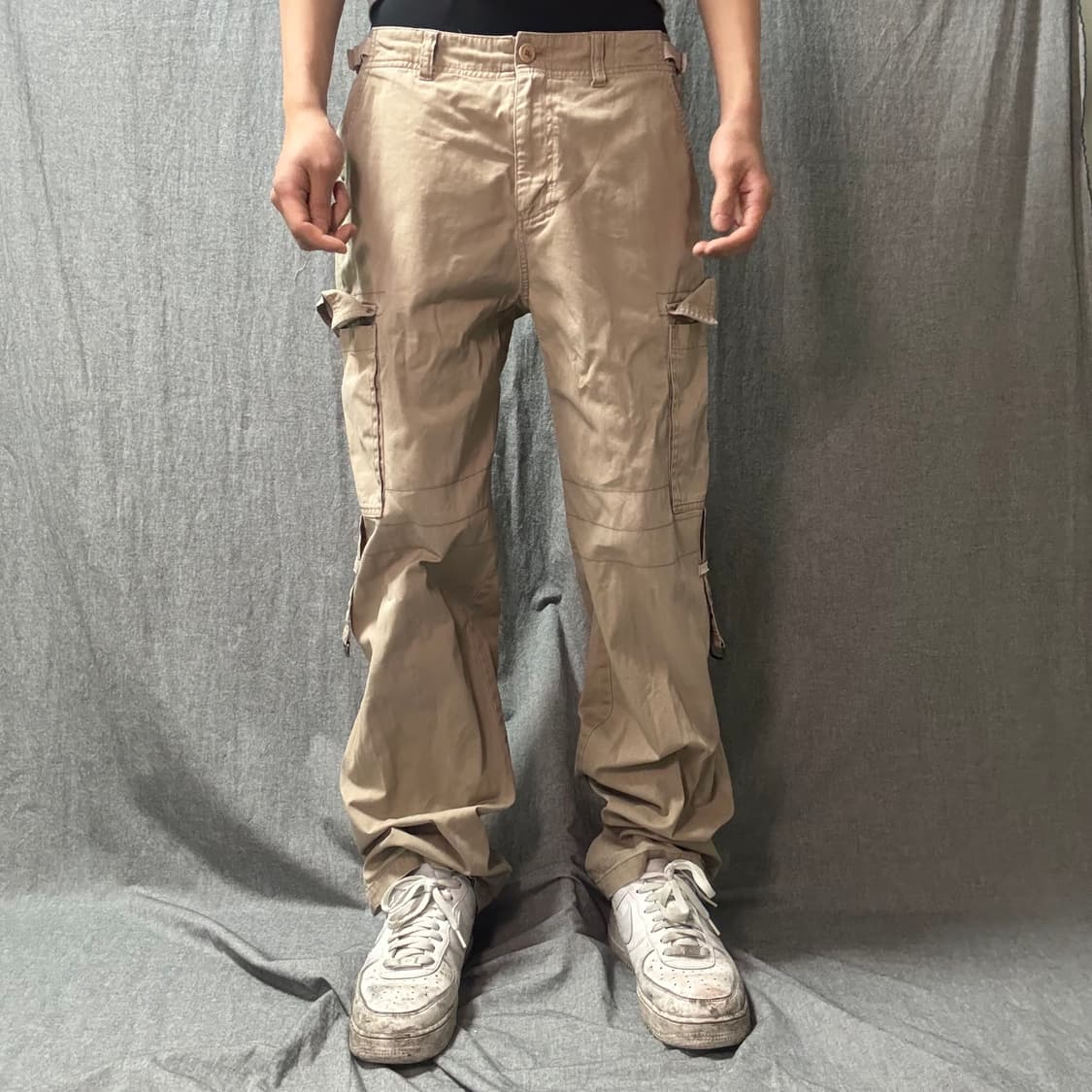 와이드 카코 팬츠 베이지 상품이미지4