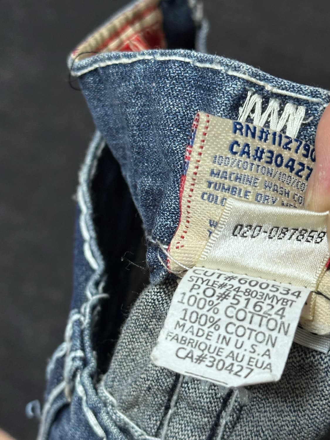 트루 릴리전 빌리 슈퍼T  made in usa 데님팬츠  상품이미지6