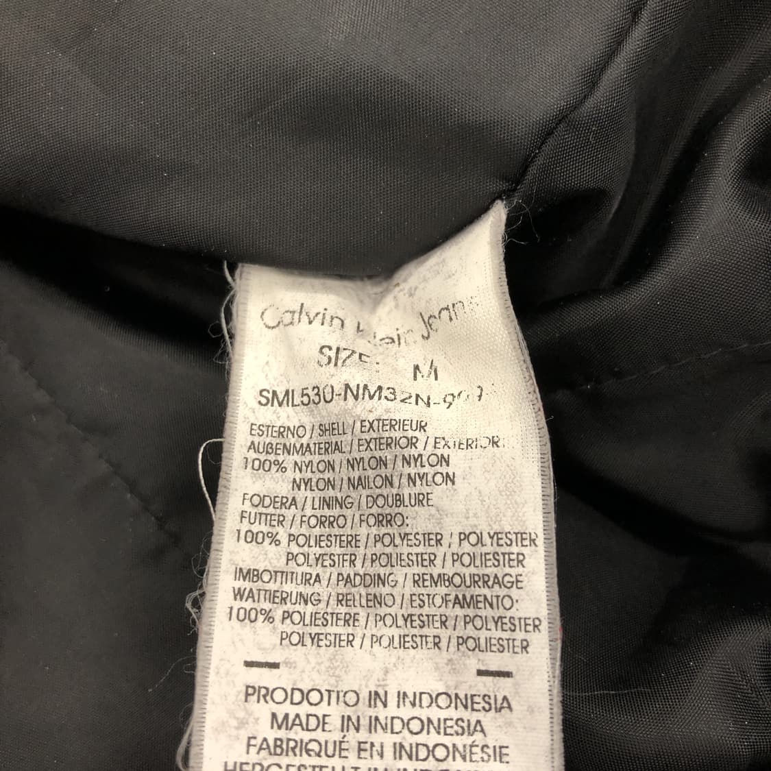 ck 캘빈클라인 우븐 나일론자켓 M 상품이미지7