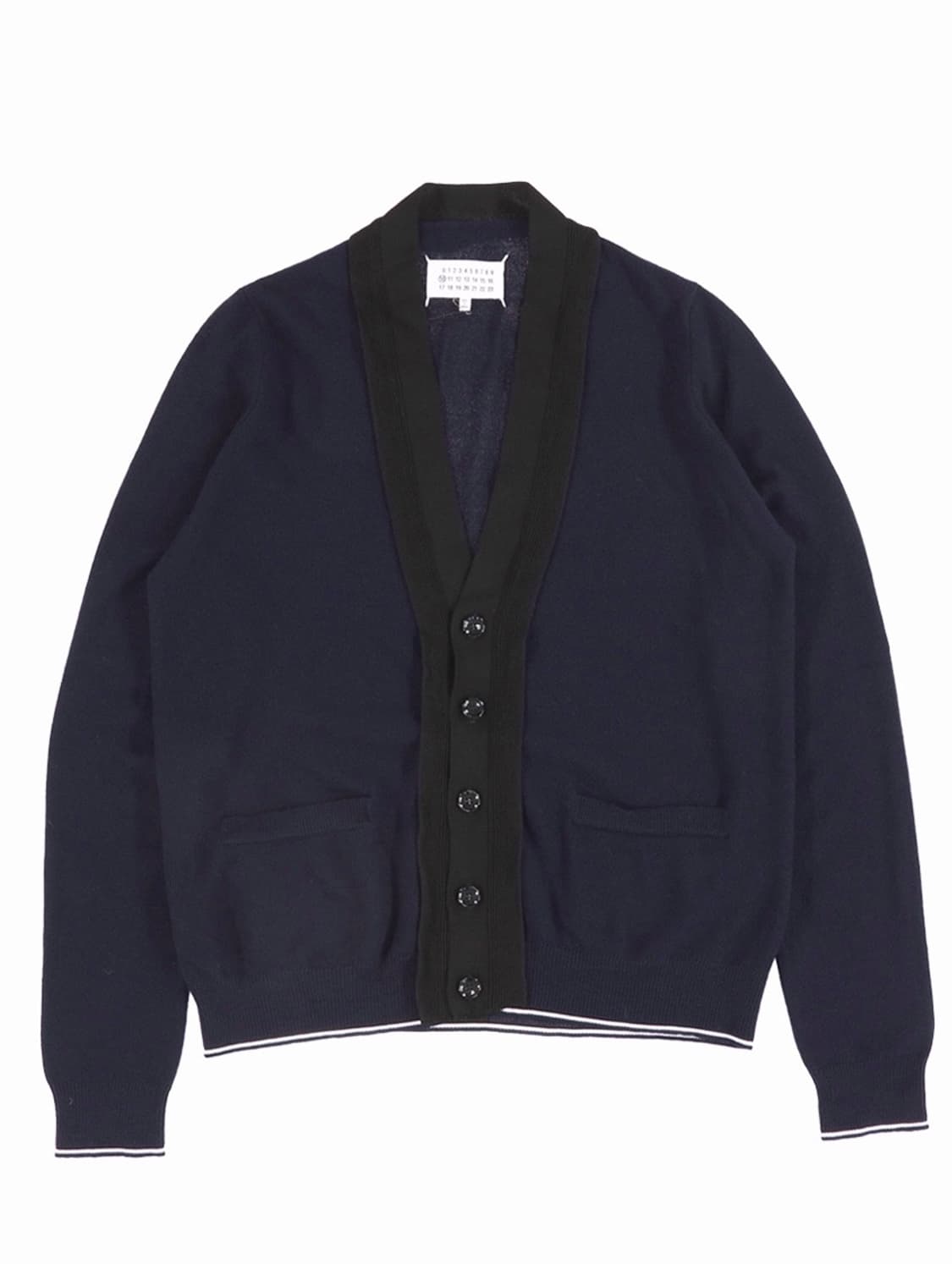 메종 마르지엘라 투톤 레이어드 가디건 L 상품이미지1