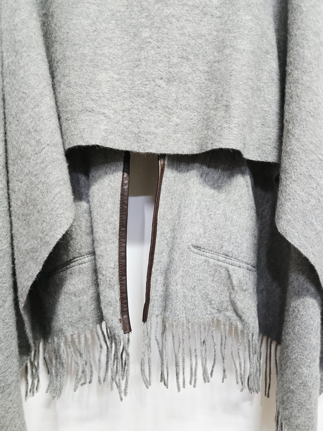 VOV 폭스 퍼 양가죽 목도리 망토 상품이미지6