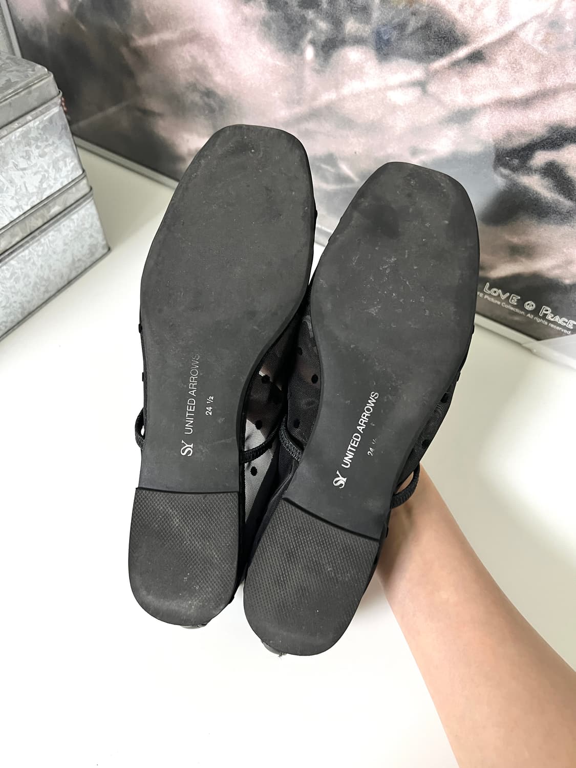 SY UNITED ARROWS-DOT FLAT SHOES  상품이미지7