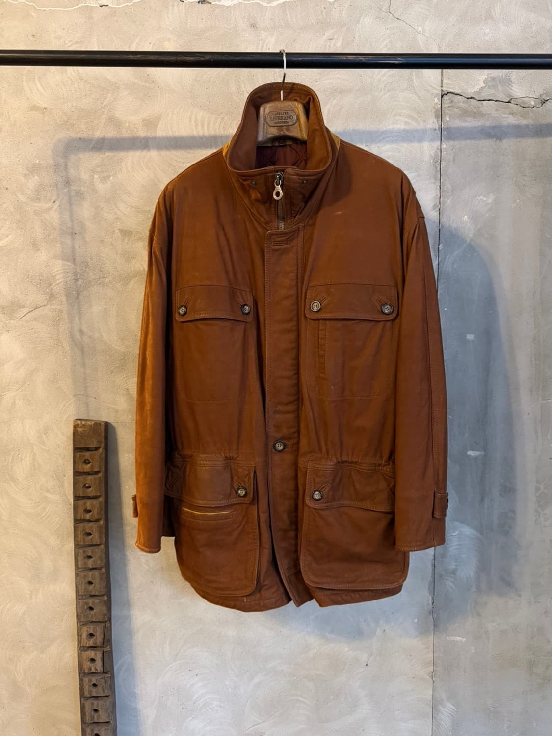 크리스티아노 디 띠엔느 레더 헌팅 자켓 105 상품이미지7