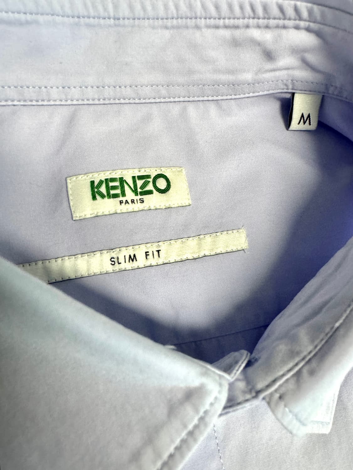 KENZO 겐조 라이트 퍼플 백프린팅 셔츠 M 상품이미지4