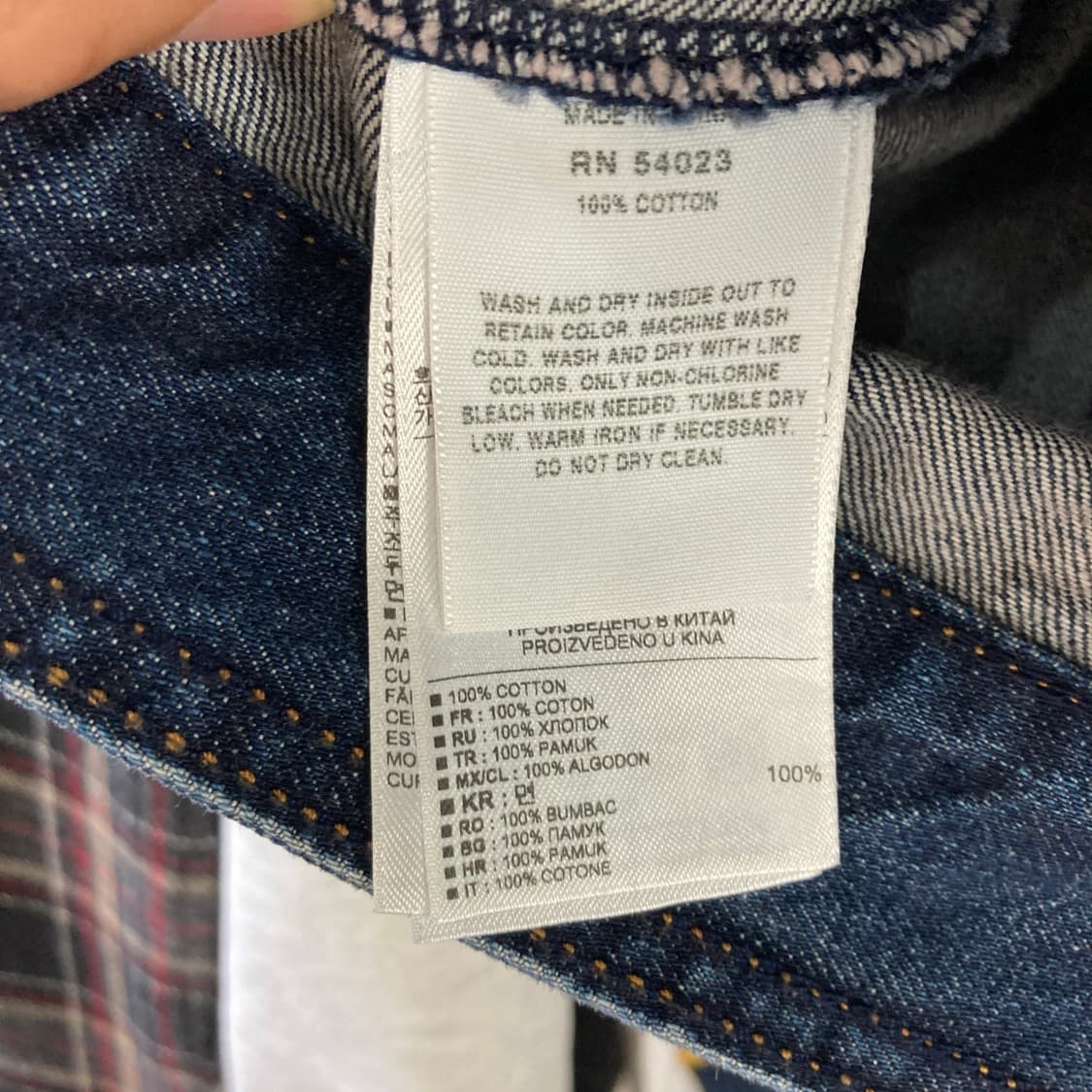 GAP 갭 여성 크롭청자켓 S  상품이미지5