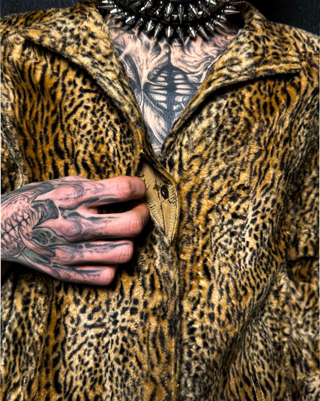 Leopard Pattern Crop Jacket 상품이미지3