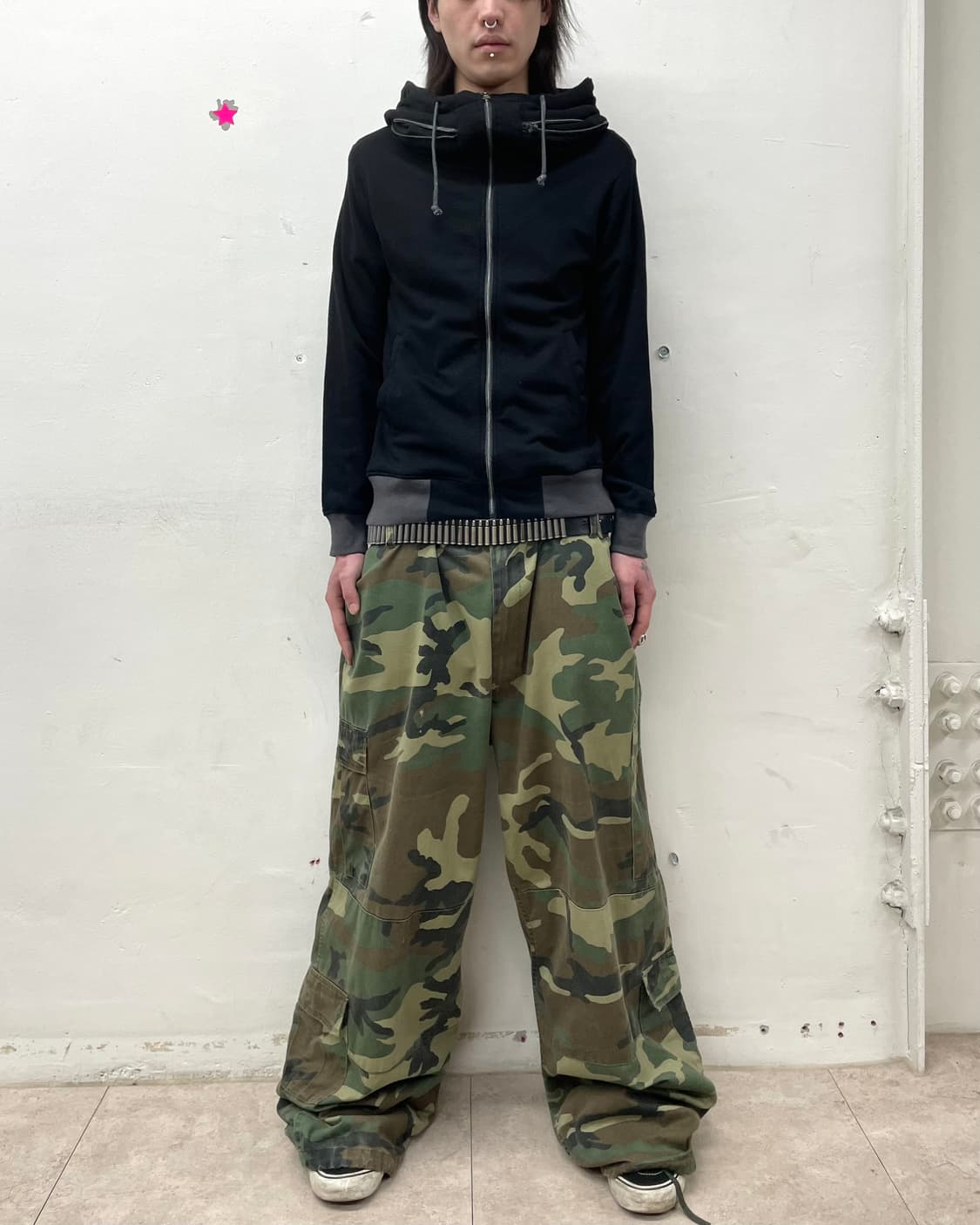 Big Hoodie Zipper Black Hoodie Zip-Up 상품이미지5