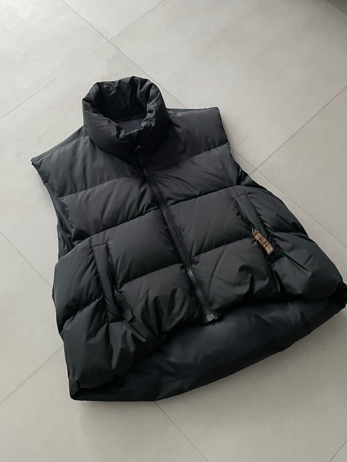 캐피탈 립스탑 나일론 다운 버거 킬 조끼 블랙 3 상품이미지1