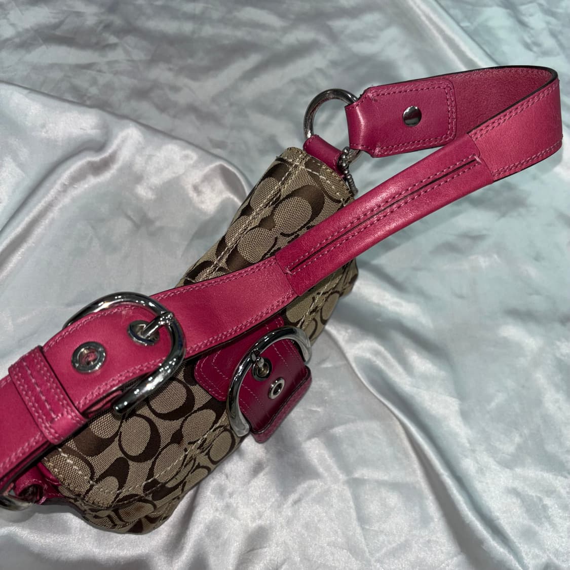 빈티지 코치 숄더백 핑크 가방 y2k 상품이미지7