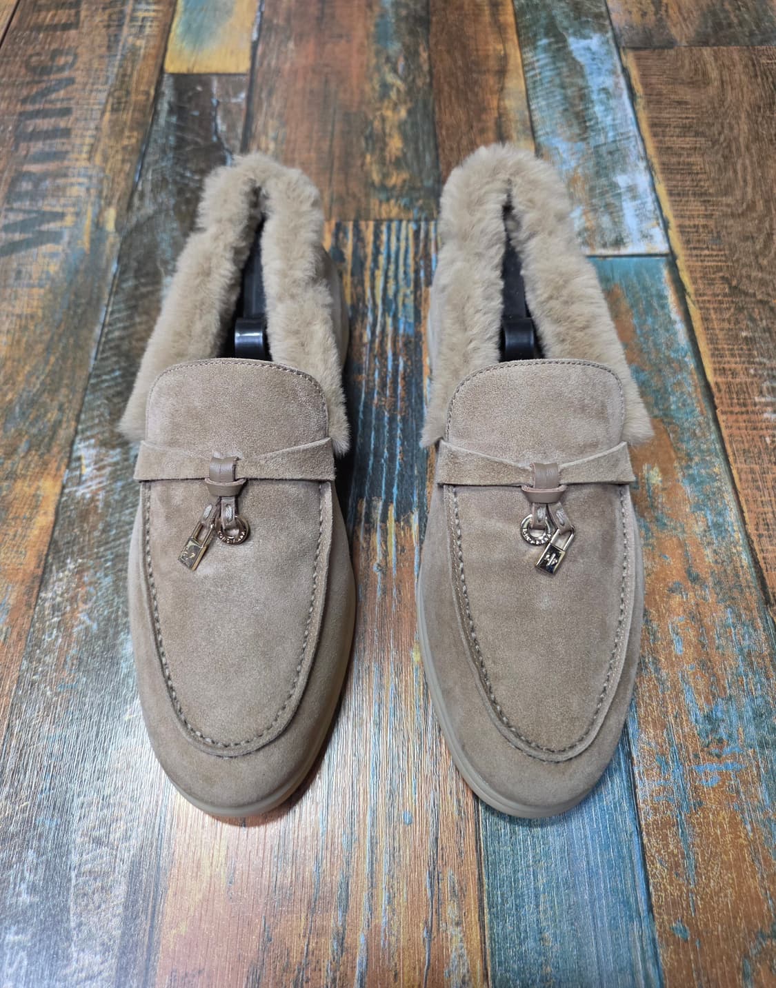 로로피아나 썸머 참스워크 로퍼 / 스웨이드 양털 / 37 235~240 상품이미지5