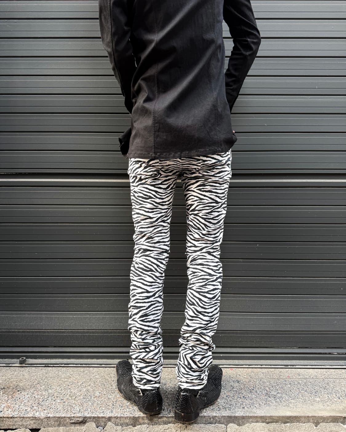 APRIL77 – Zebra Skinny Pants 상품이미지4