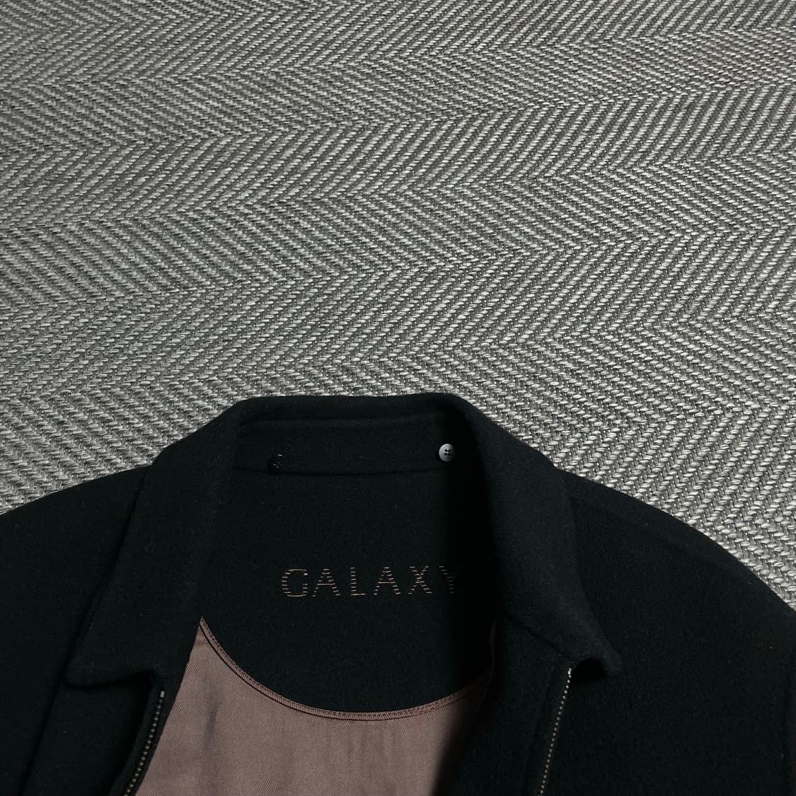 Galaxy 미니멀 울 캐시미어 혼방 베이직 블루종 자켓o 5211 상품이미지4