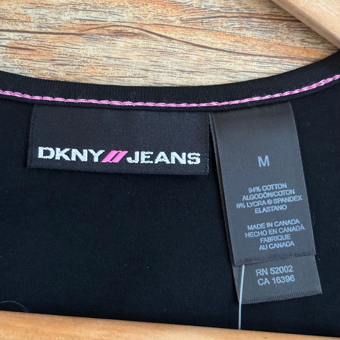 DKNY 티셔츠 민소매 M 55 새제품 블랙 라이크라  상품이미지3