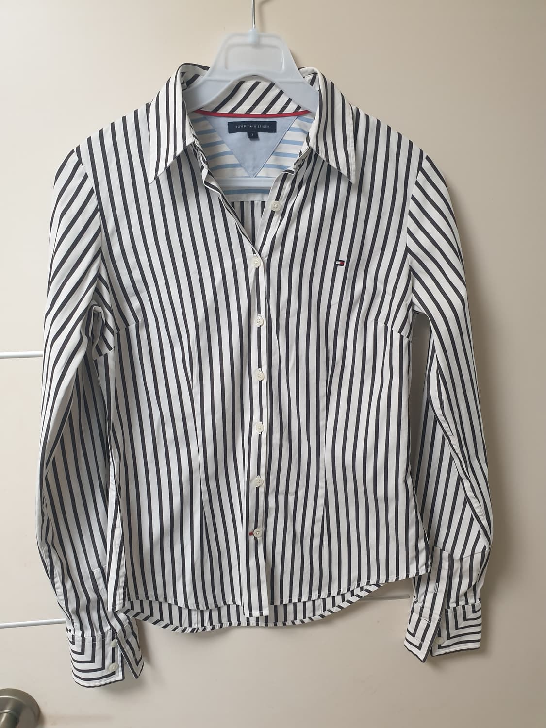 [여성] 타미힐피거 정품 스트라이프 셔츠 사이즈 2 상품이미지1