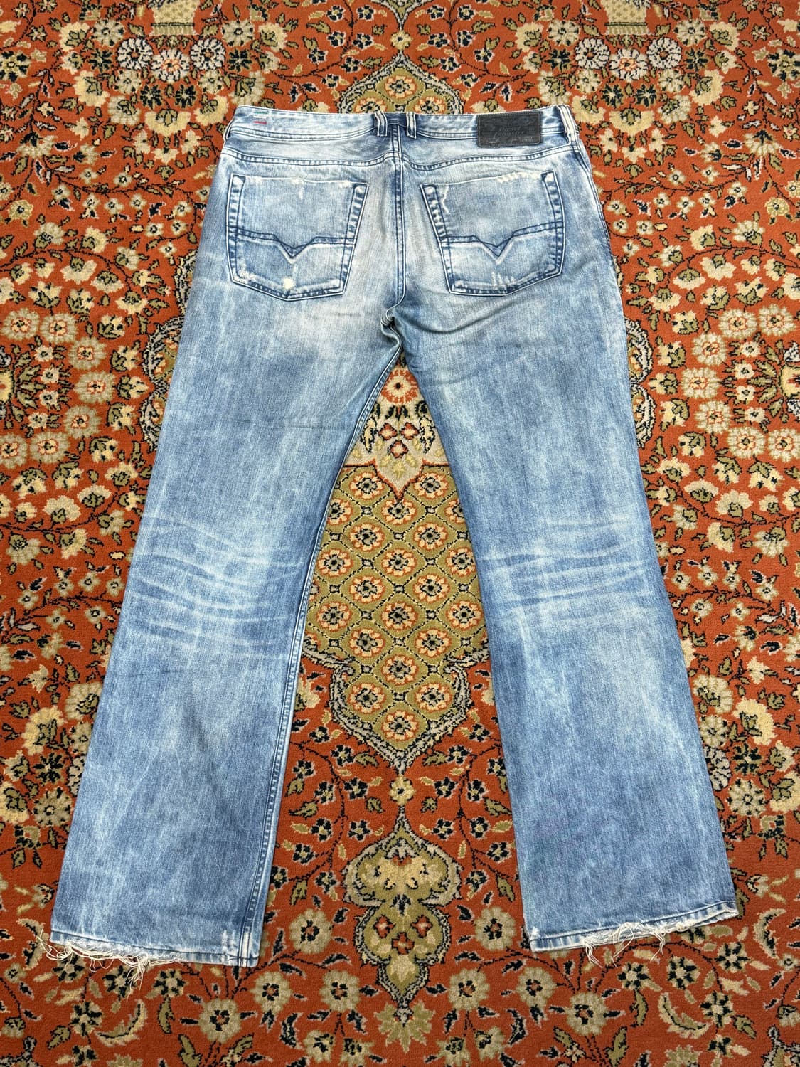 디젤 자티니 연청 데님팬츠 34x32 부츠컷  플레어진 상품이미지2