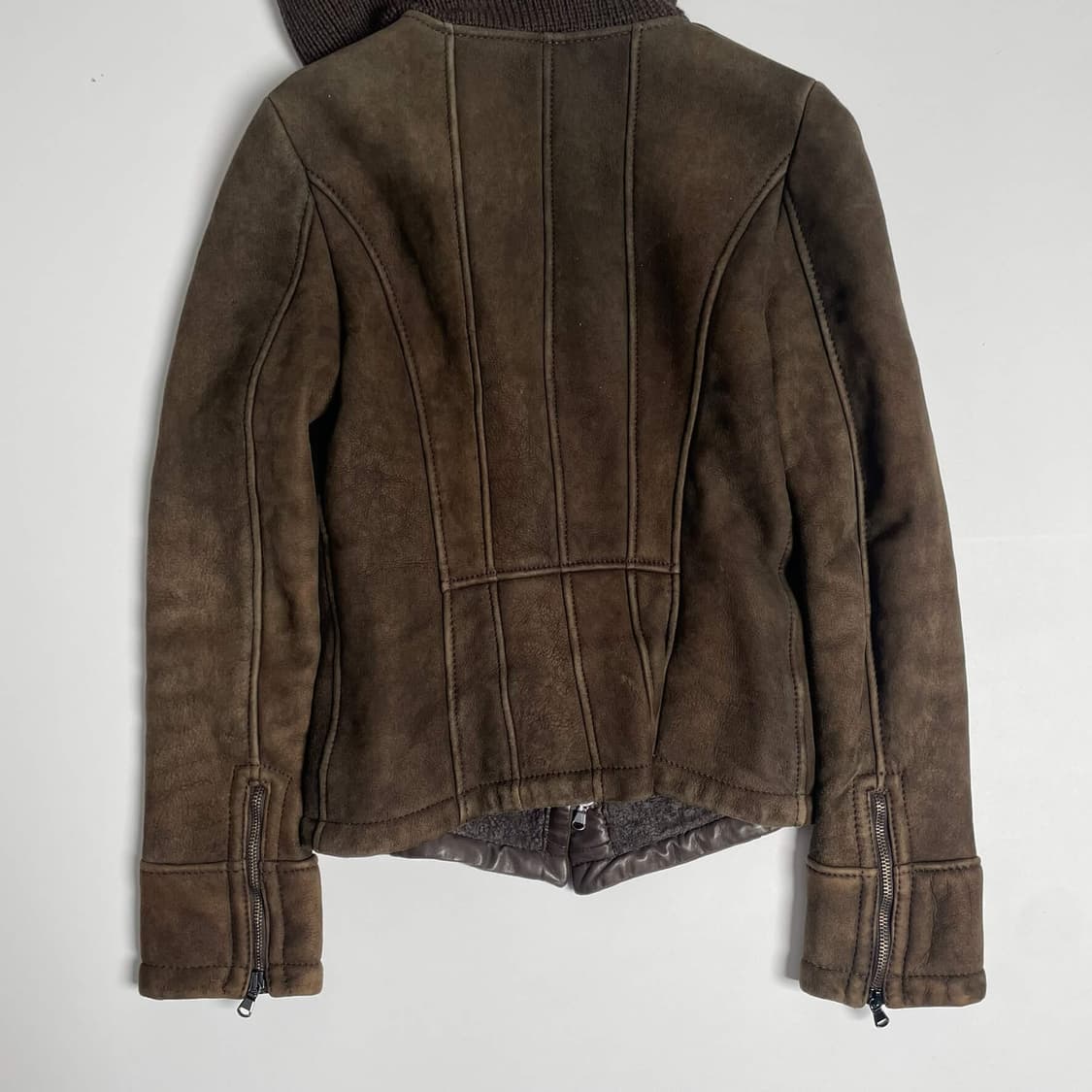 Alfie bobo 하이넥 니트 무통 자켓 (italy)  상품이미지6