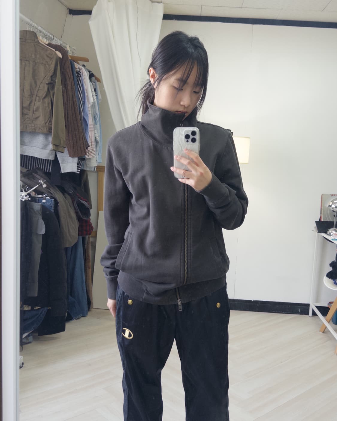 [ALLSAINTS] high neck zip-up jacket 상품이미지2