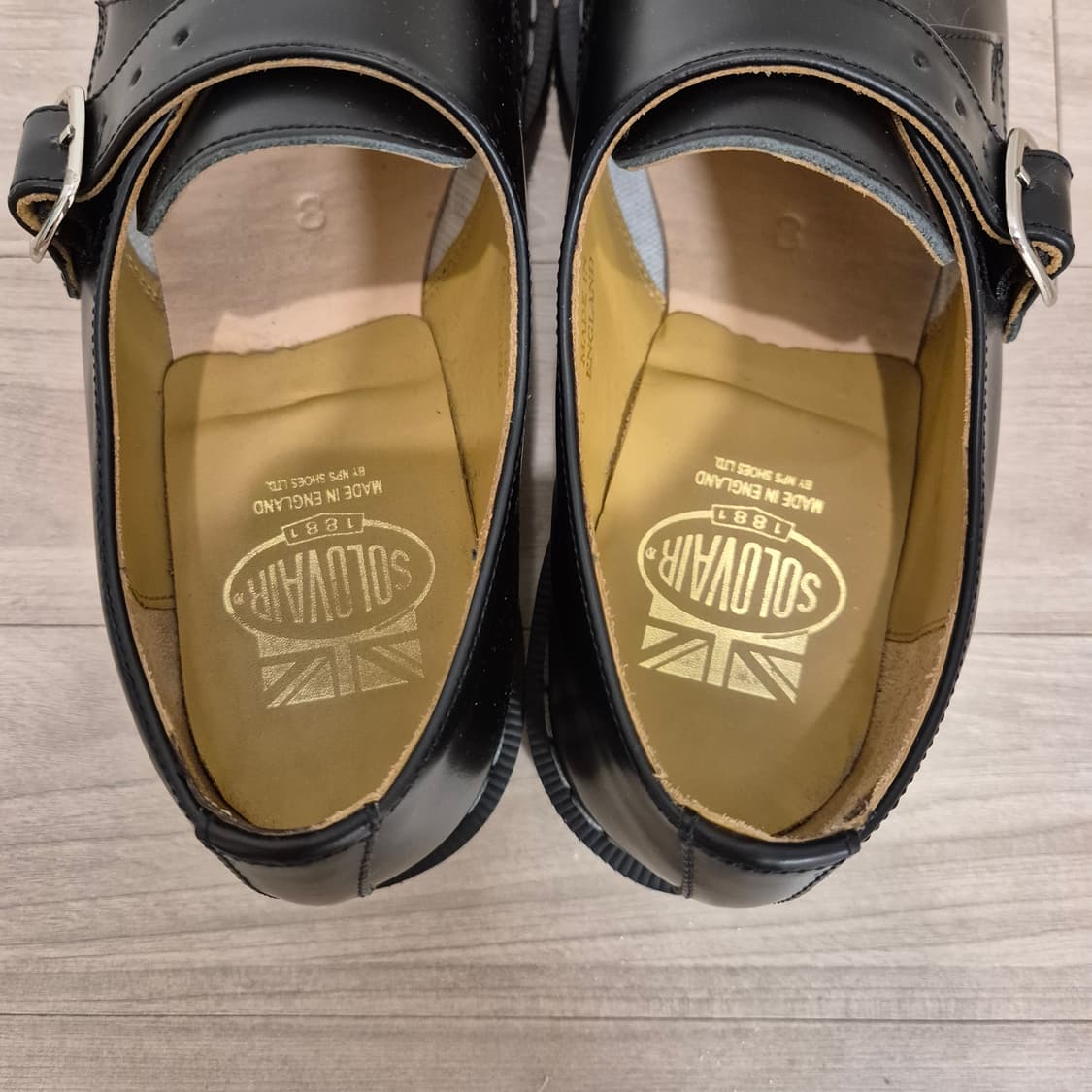 Solovair 싱글 몽크 스트랩 UK8 상품이미지4