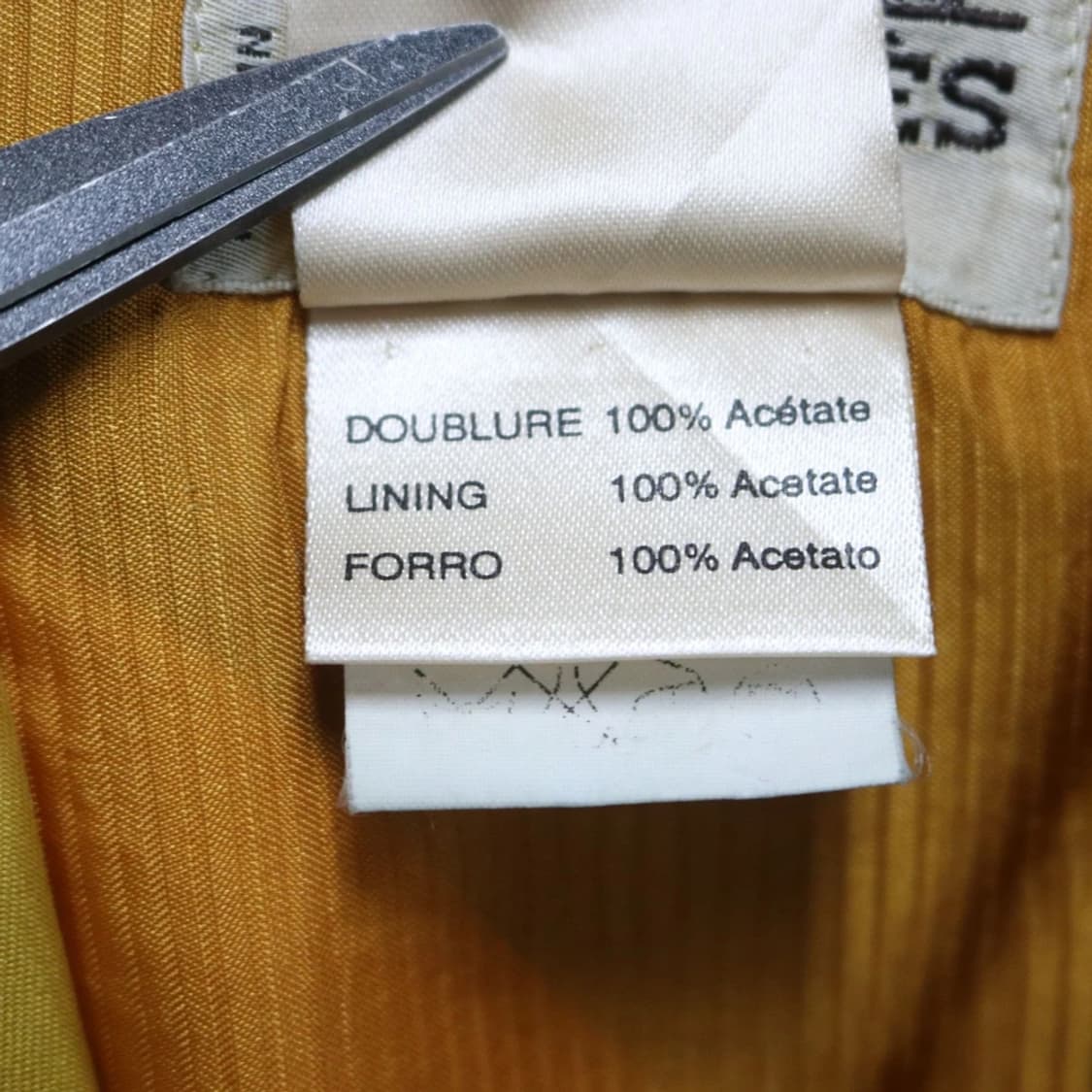 80-90'S 에르메스 패턴 실크 혼방 베스트 60153 상품이미지10