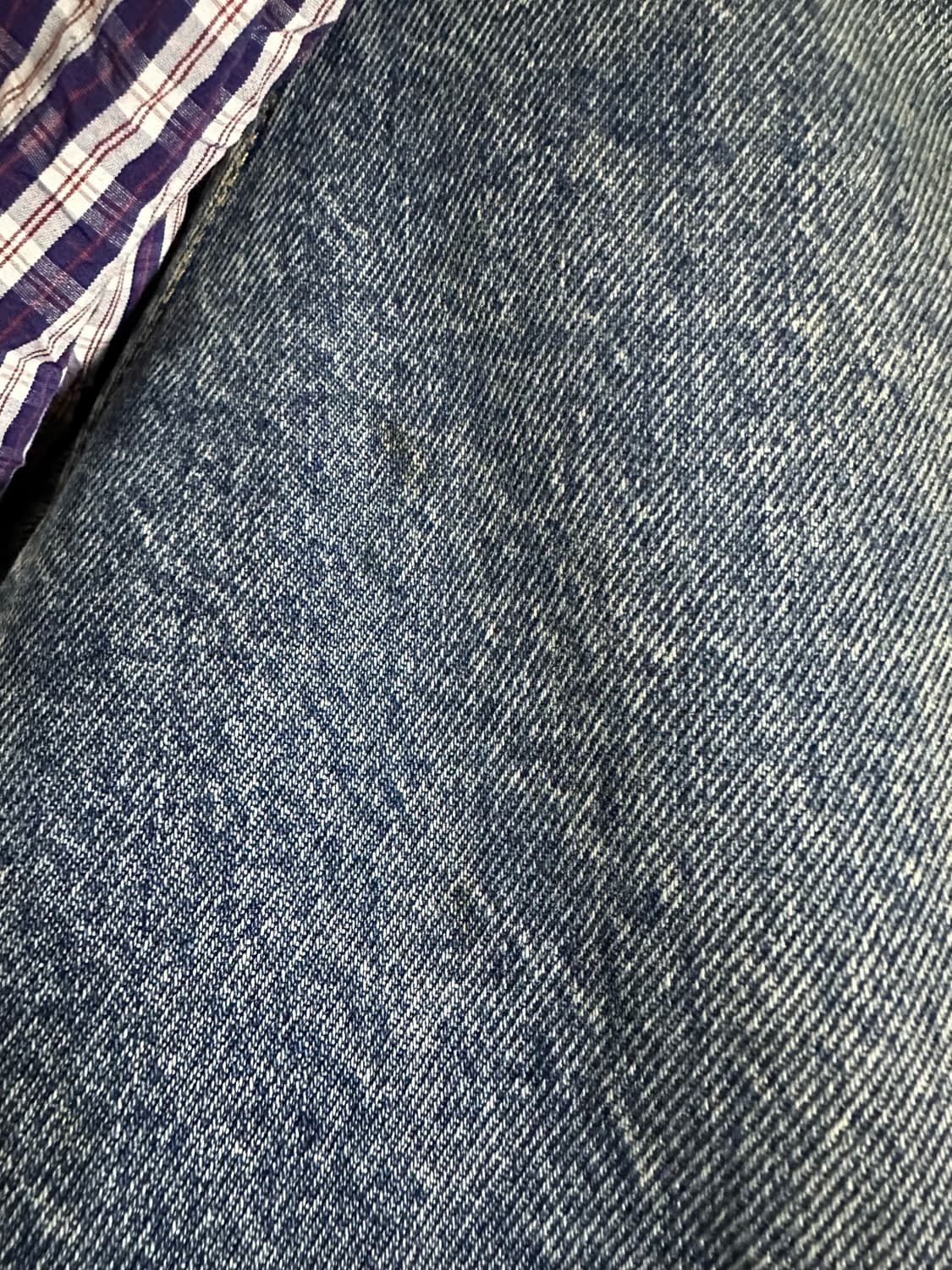 베트멍 디스트레스 패치 배기 데님 32 상품이미지7