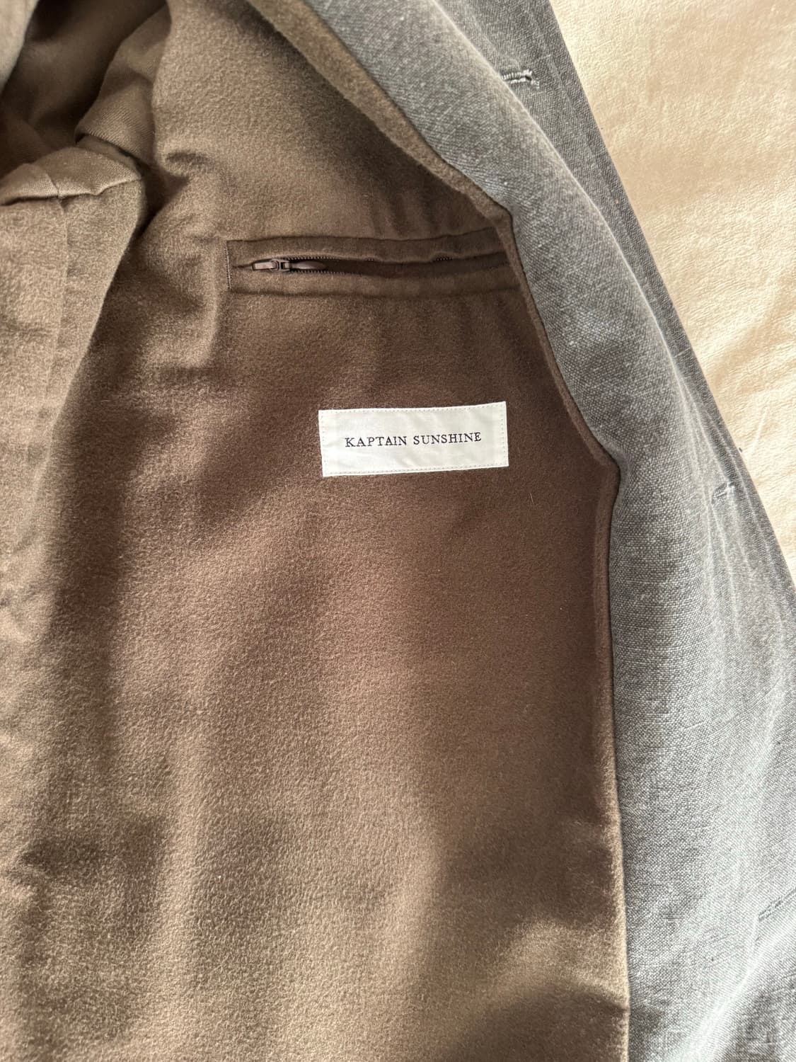 캡틴 선샤인 Cotton Hemp Work Coat (Sumi) / 2회 상품이미지9