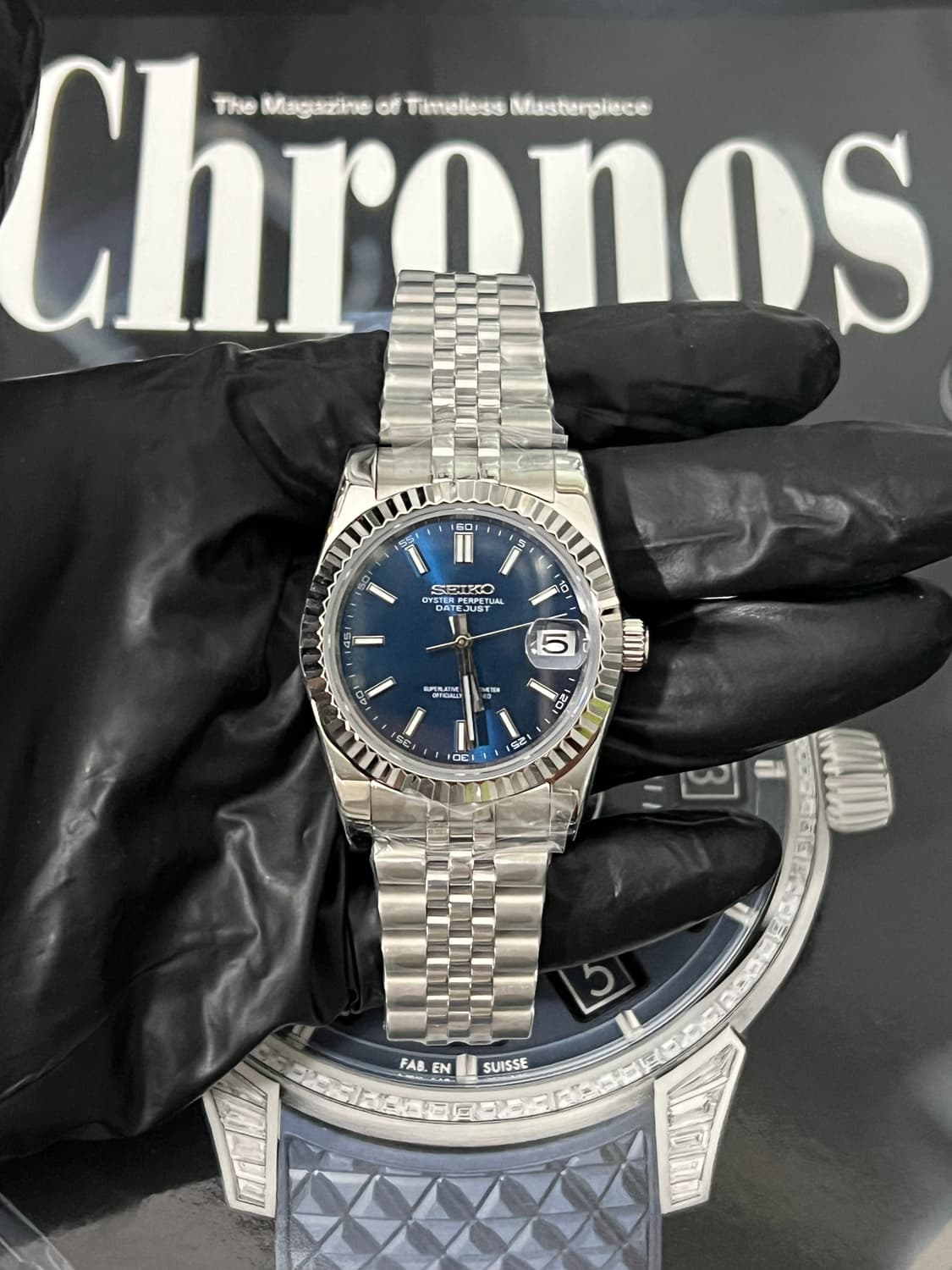 세이코 데이트저스트 청판 커스텀 상품이미지5