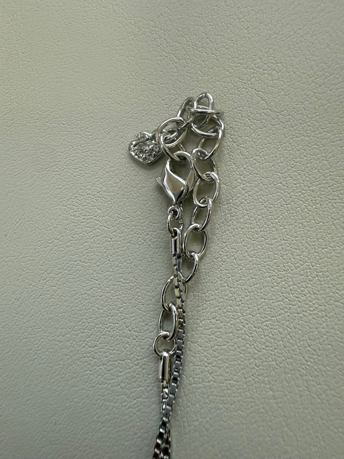 새상품) 스와로브스키 블루 크리스탈 네크리스 목걸이 은 실버 티파니 디올 상품이미지7