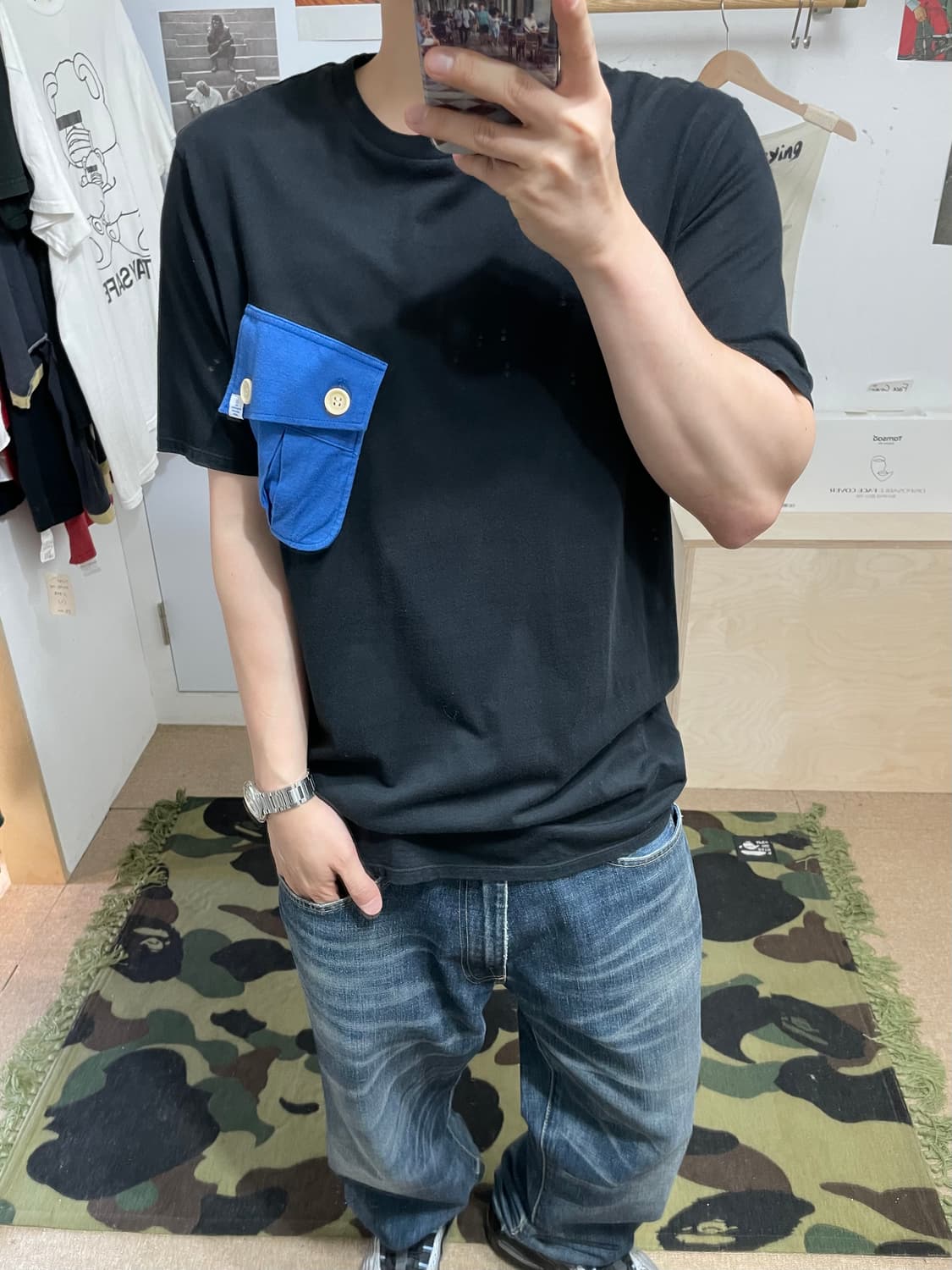 비즈빔 포켓 티셔츠 (M) 상품이미지9
