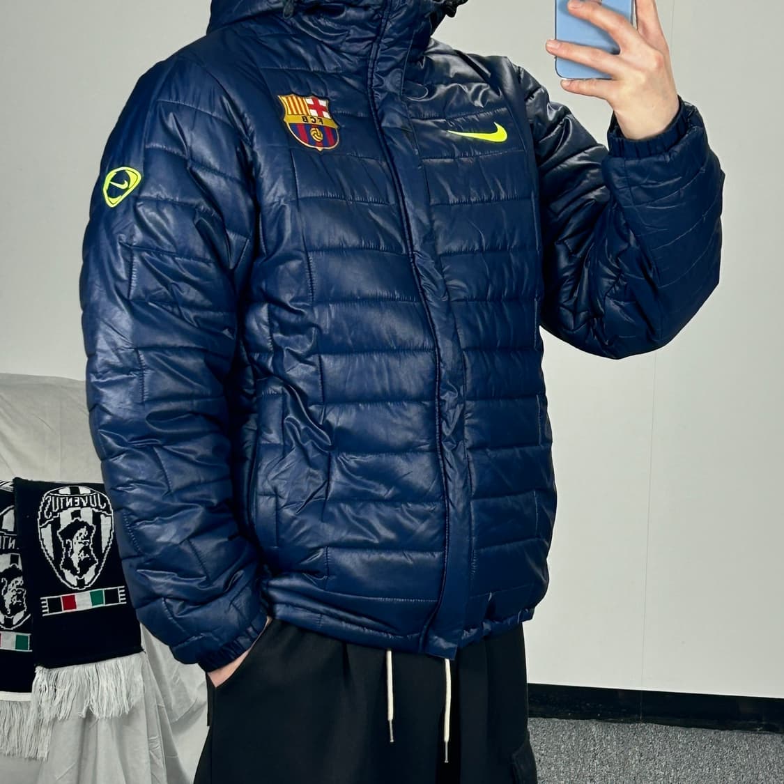 나이키 바르셀로나 경량패딩 점퍼 M  상품이미지1