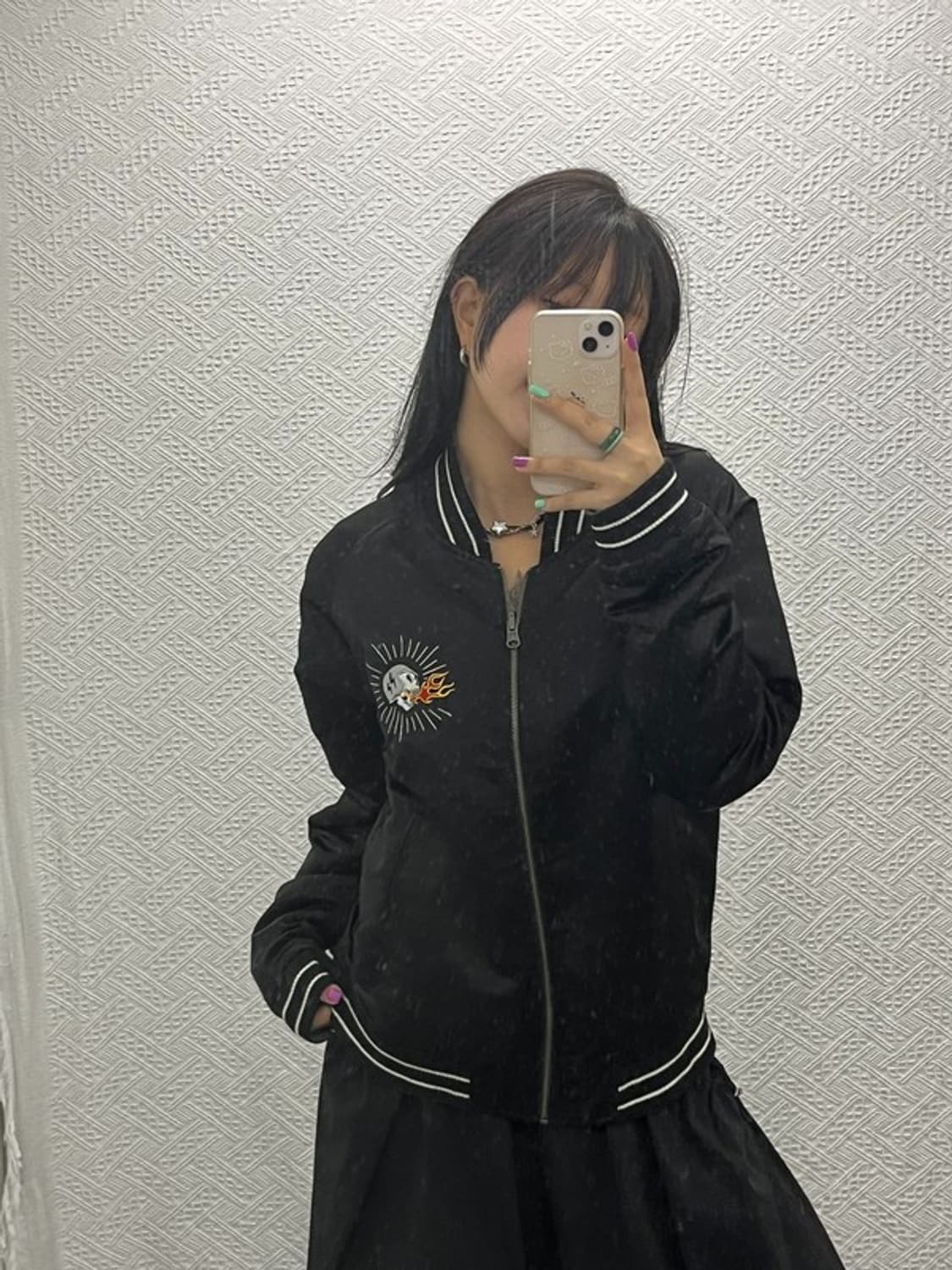 본 더치 올드스쿨 힙합 스카쟌 리버시블 바시티 자켓 95 C06702 상품이미지1