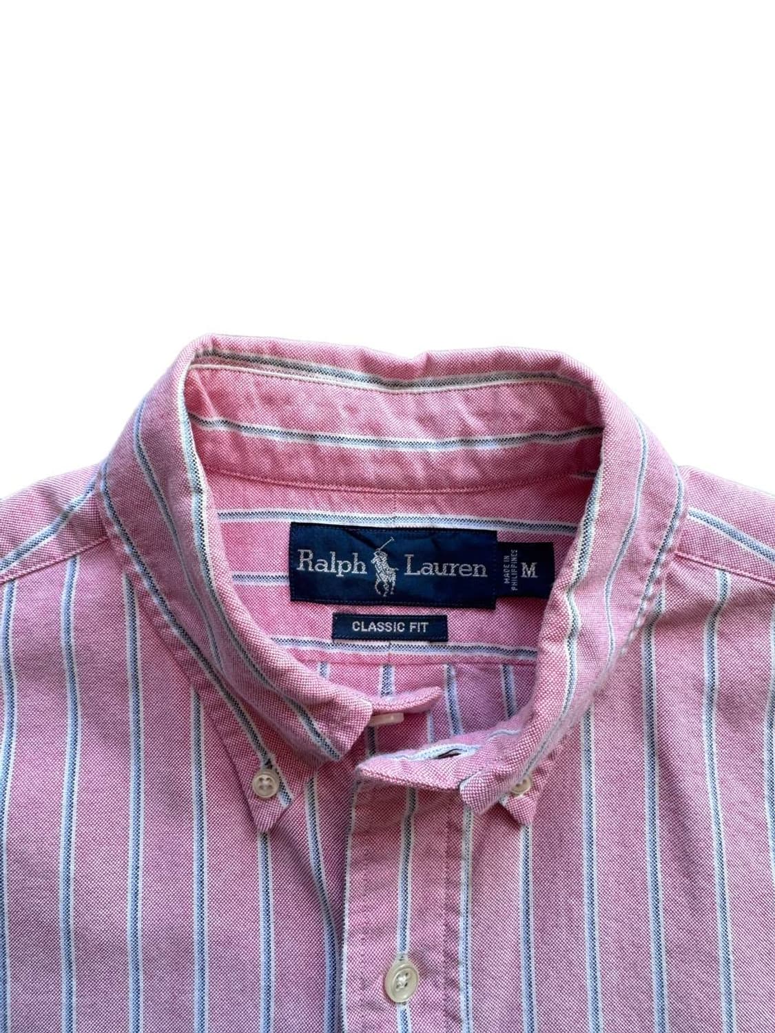 폴로 랄프로렌 버튼다운 반팔 스트라이프 셔츠 상품이미지4