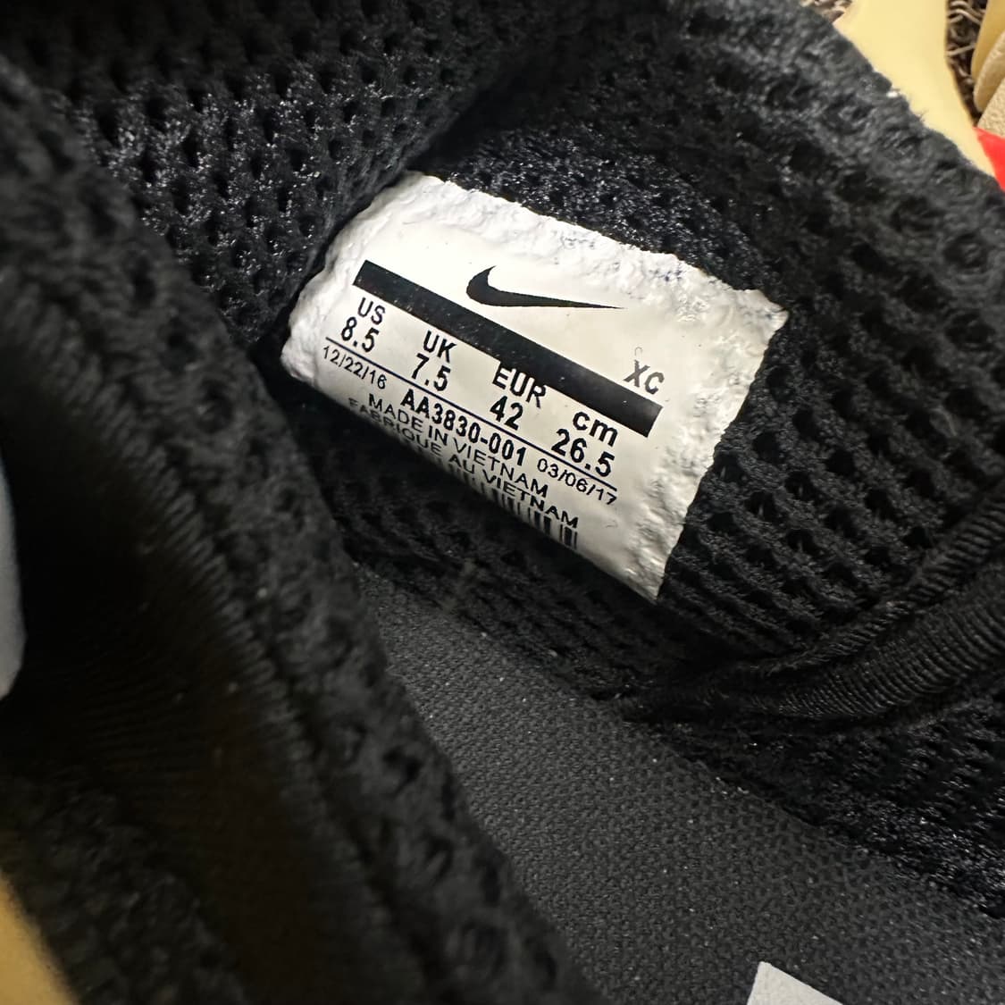NIKE 나이키 오프화이트 프레스토 운동화 265 상품이미지8