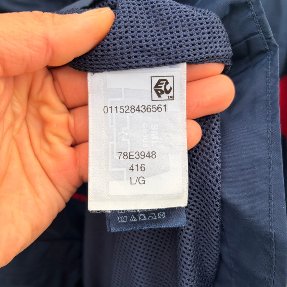 타미힐피거 아카이브 컬러블러 바람막이 자켓(L) 상품이미지5