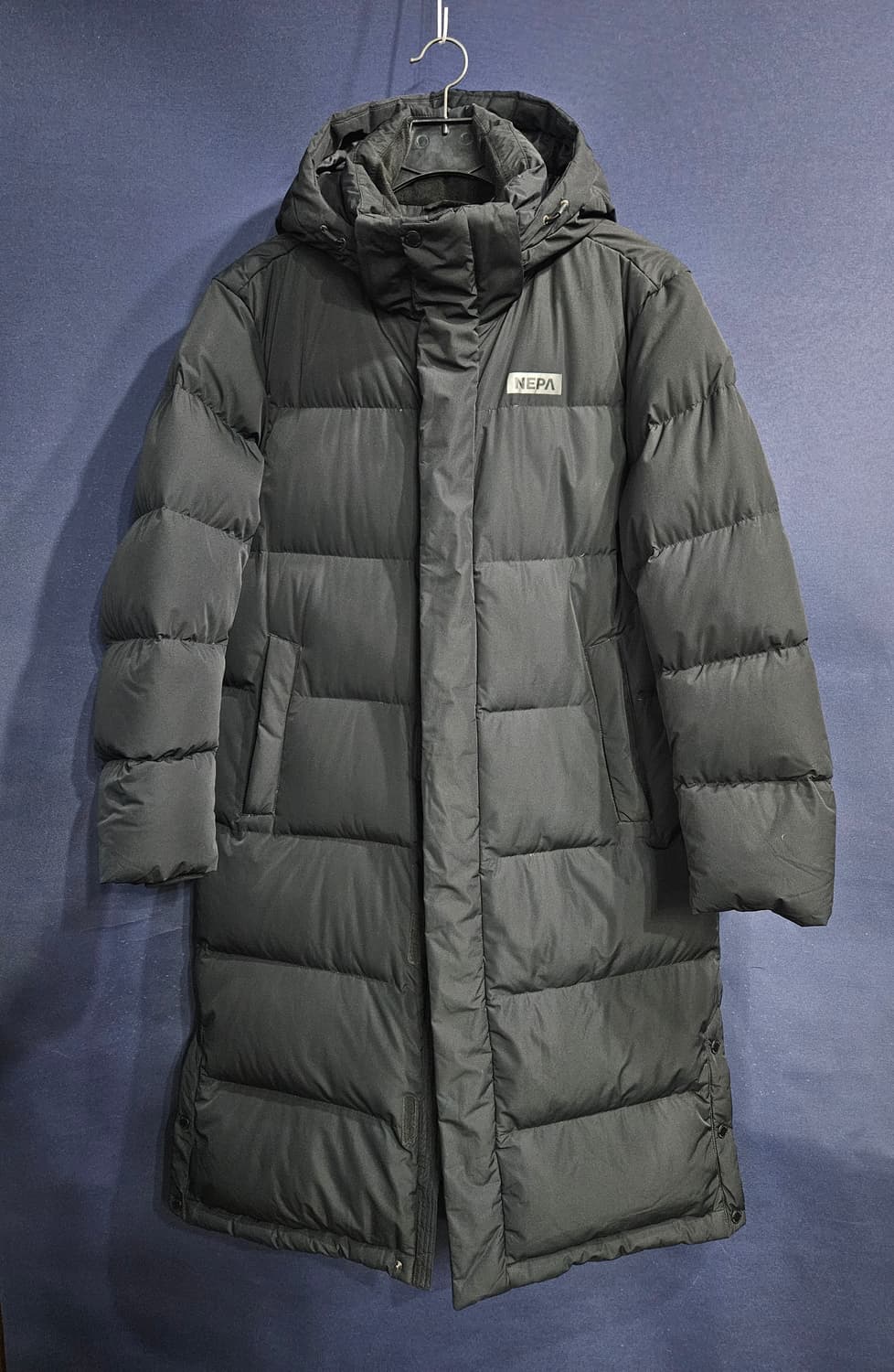 네파 블랙컬러 남성 105 덕다운 롱패딩  상품이미지1