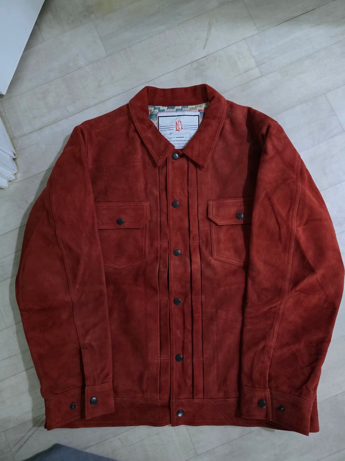 블랙아웃 스웨이드 자켓 M 상품이미지1