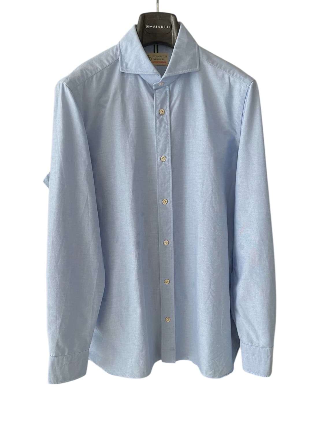 루이지 보렐리 옥스포드 코튼 셔츠 팝니다. 상품이미지2