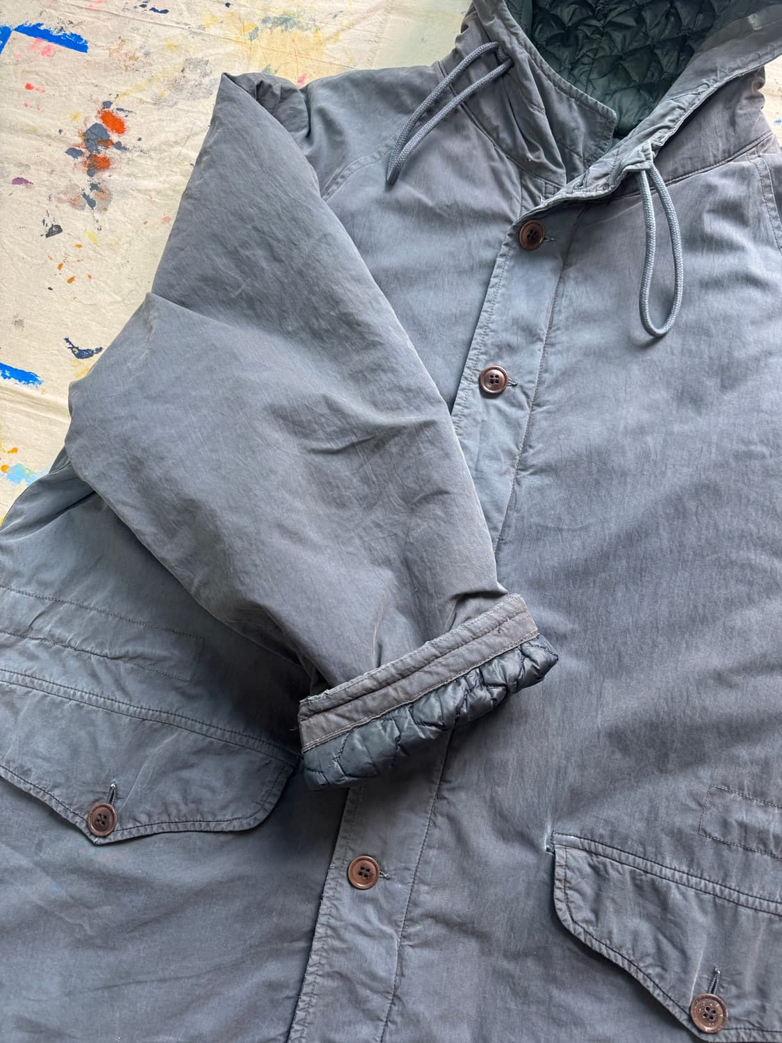 90s C.P Company 라이트 패딩 파카 상품이미지4