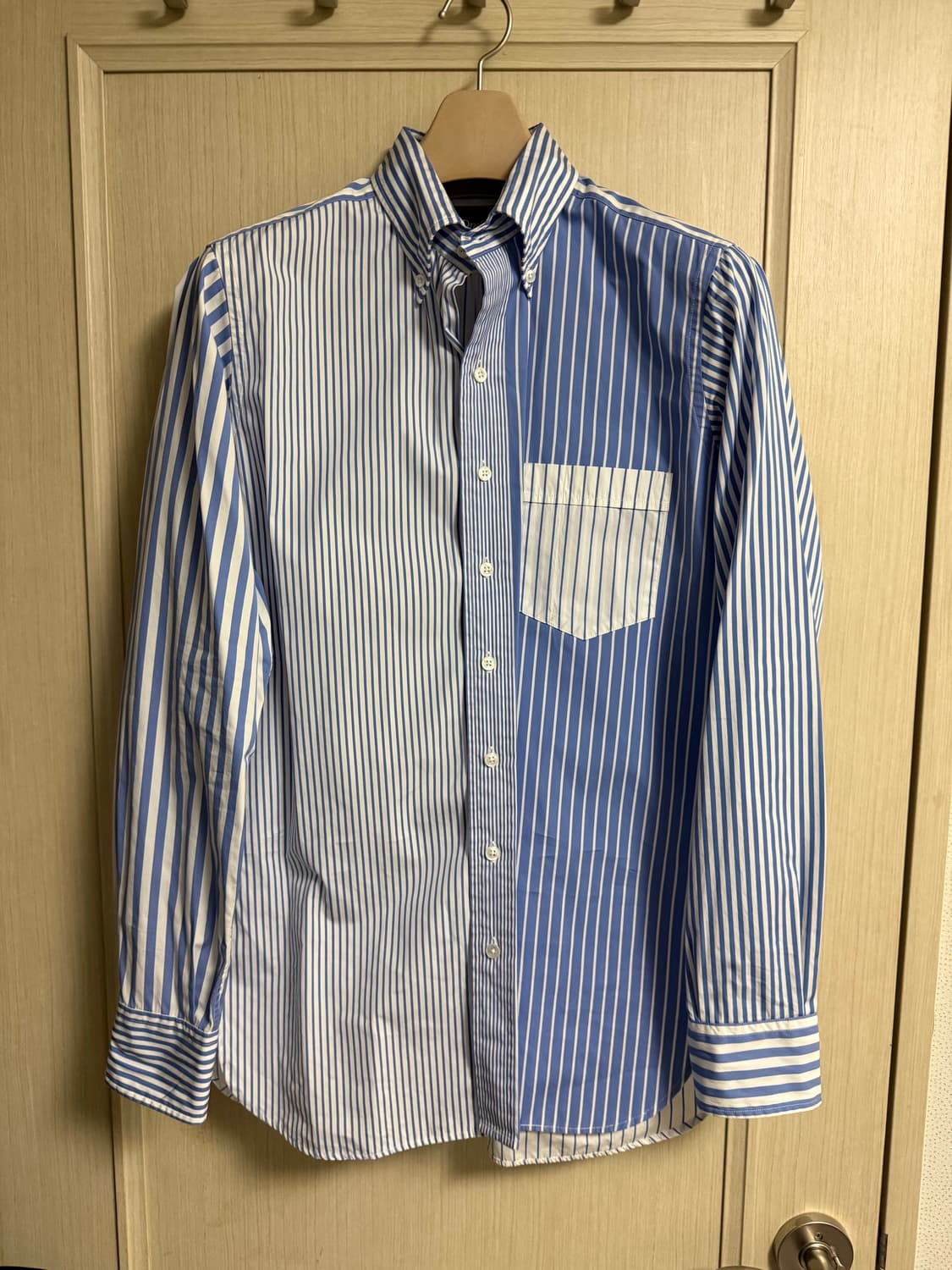 드레익스 펀스트라이프 셔츠 블루 상품이미지1