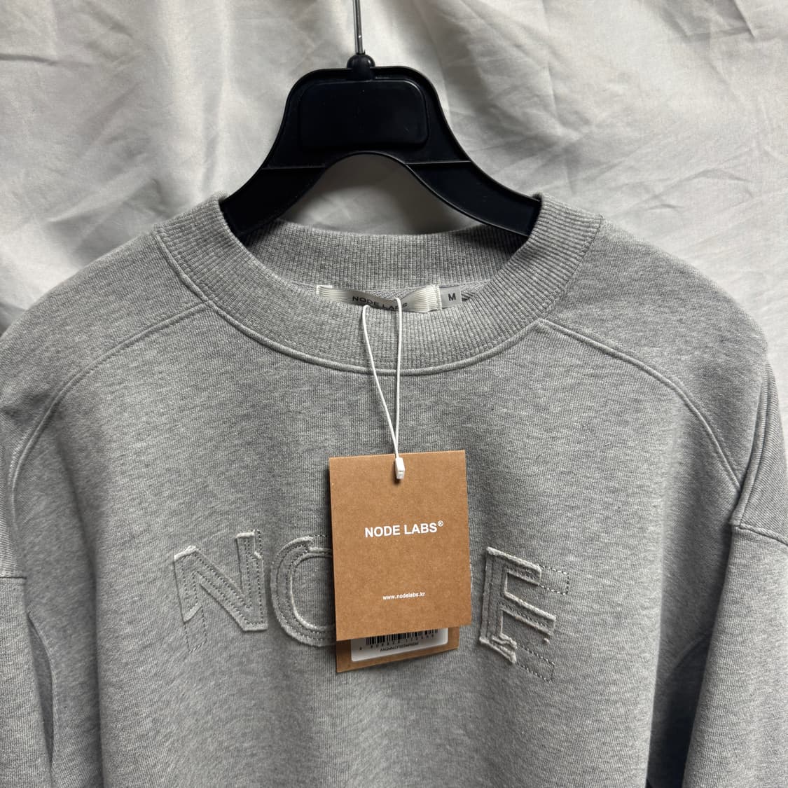 노드랩스 맨투맨 멜란지그레이 상품이미지3