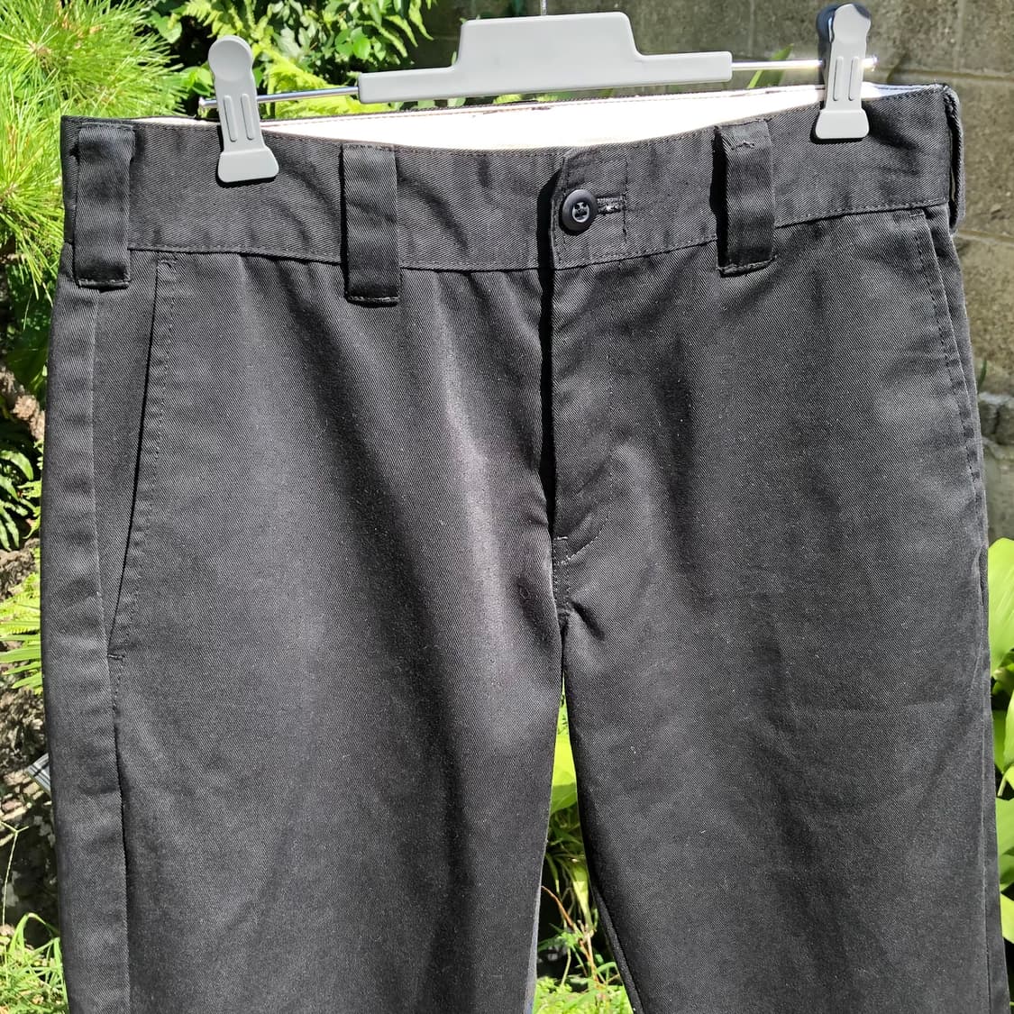 Beams Black Cotton Pants 빔즈 코튼팬츠 상품이미지2