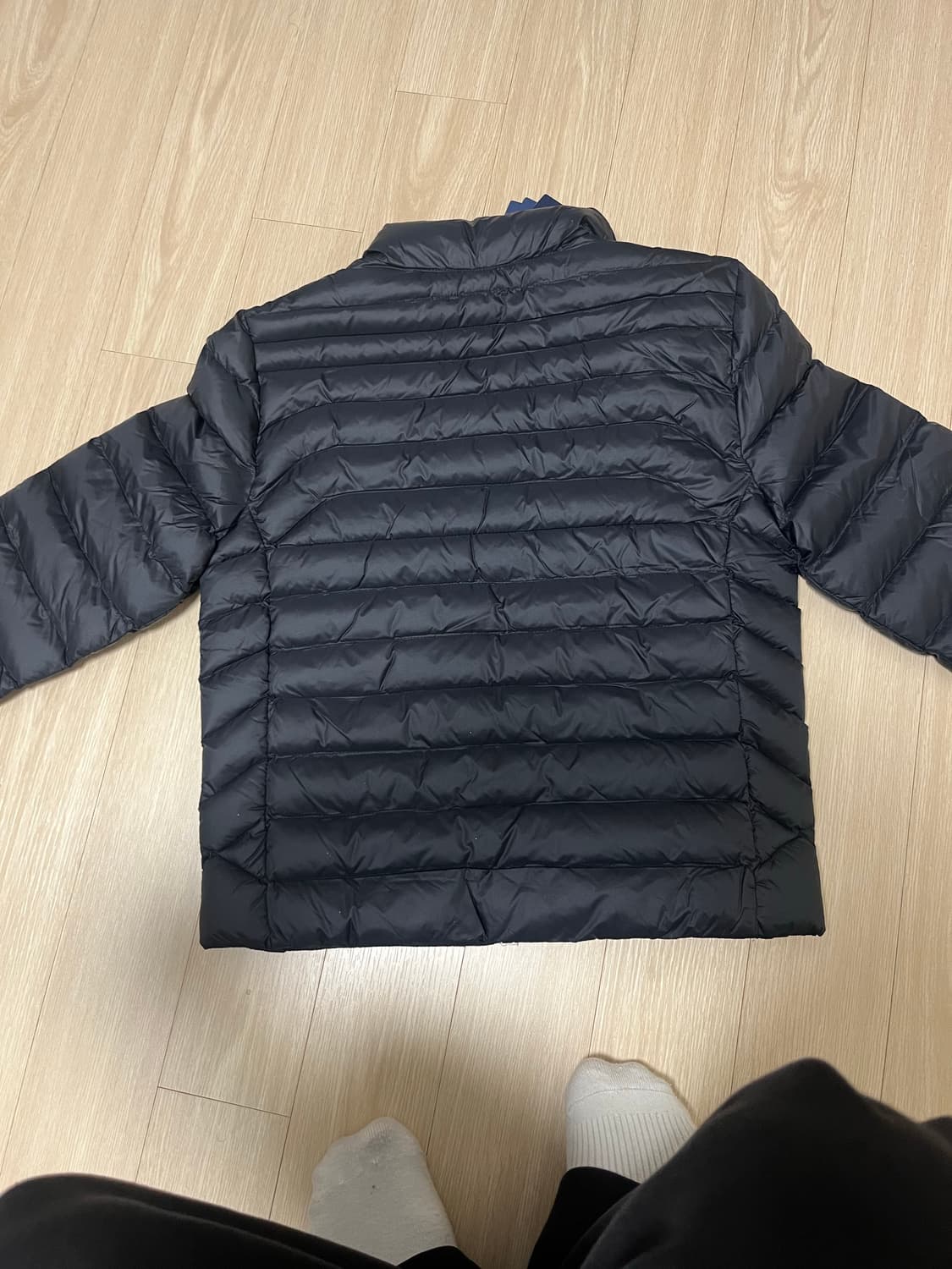 폴로 패커블 패딩 블랙 새재품 상품이미지6