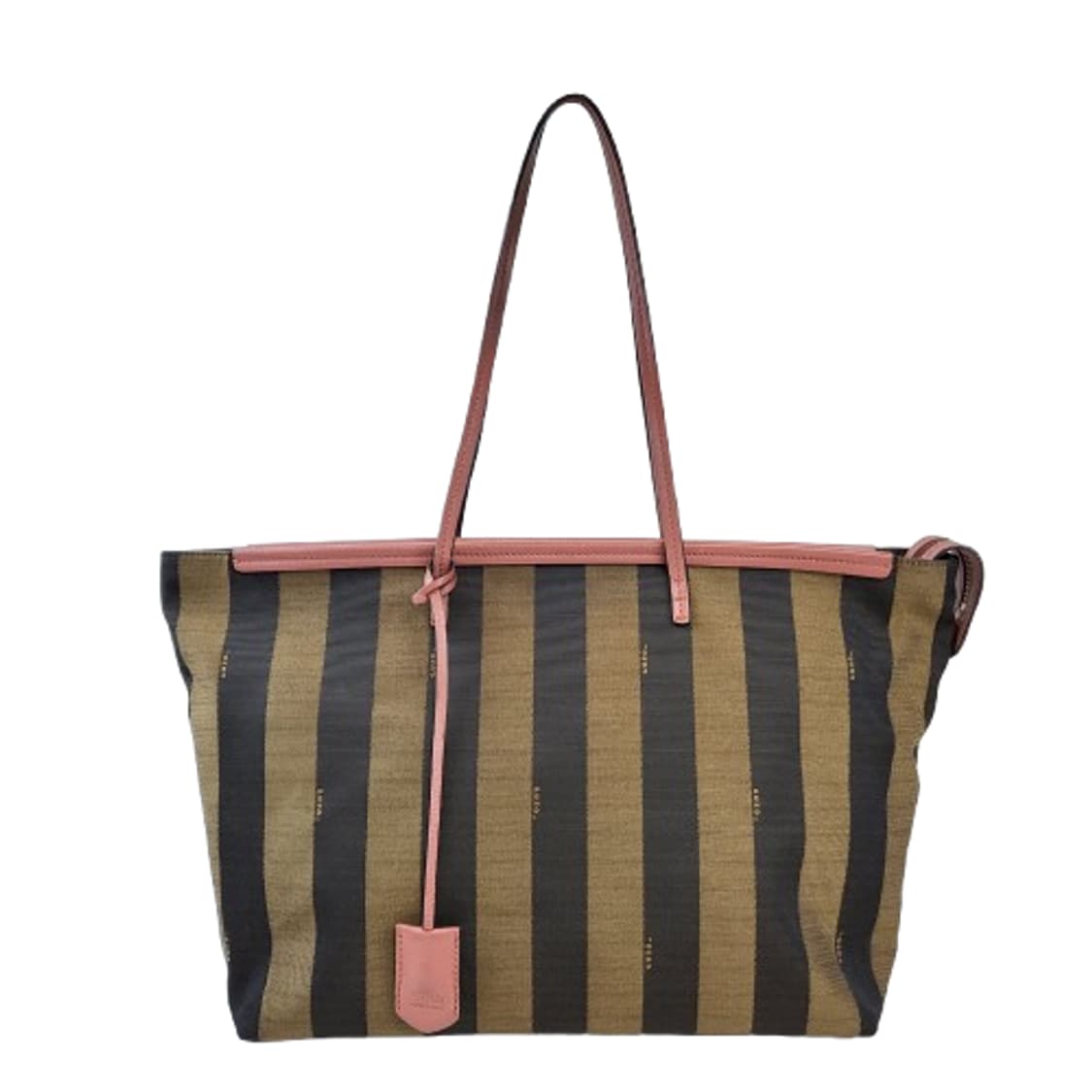 정품 펜디 피칸 스트라이프 패브릭 쇼퍼백 상품이미지1