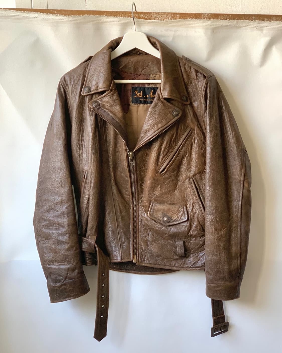 [3rd. Avion] sheepskin leather jacket 상품이미지4