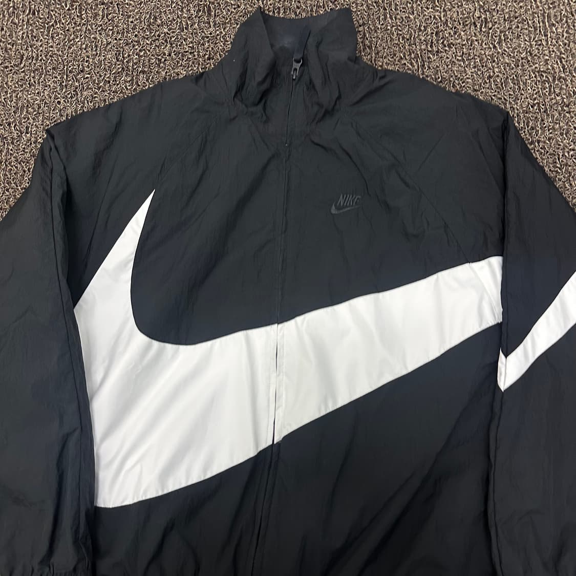 NIKE 나이키 빅스우시 오븐 바람막이 자켓 블랙 M 상품이미지2