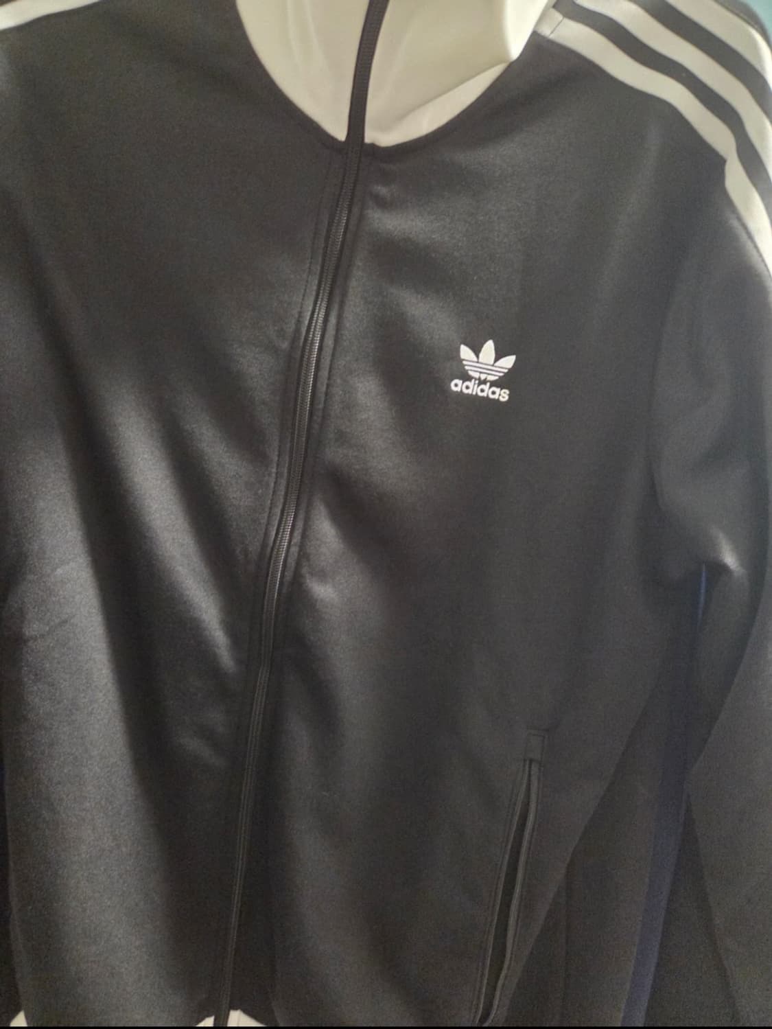 아디다스 베켄바우어 트랙탑 블랙/화이트 (XL) 상품이미지2