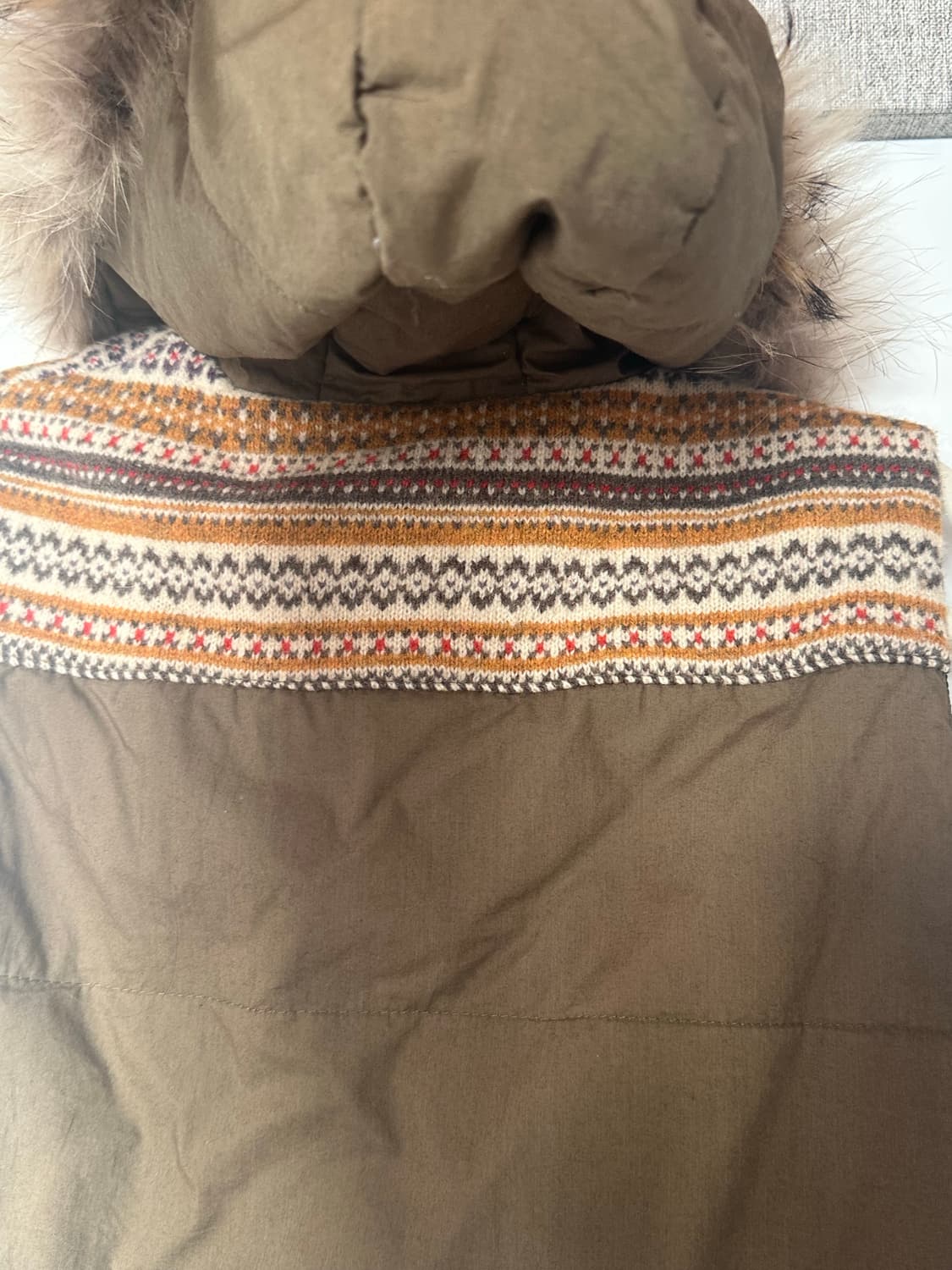 Japanese Vintage  Vest Khaki 상품이미지3